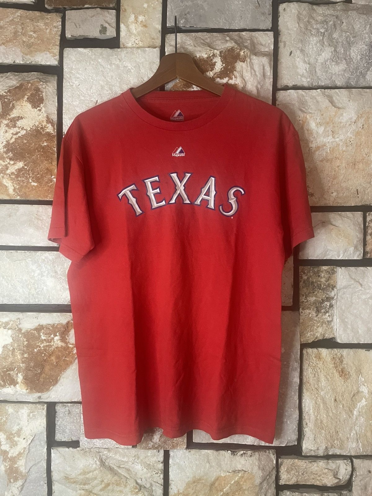 MLB Vintage Texas Rangers Baseball Tee x Majestic Size US M / EU 48-50 / 2 - 1 Thumbnail