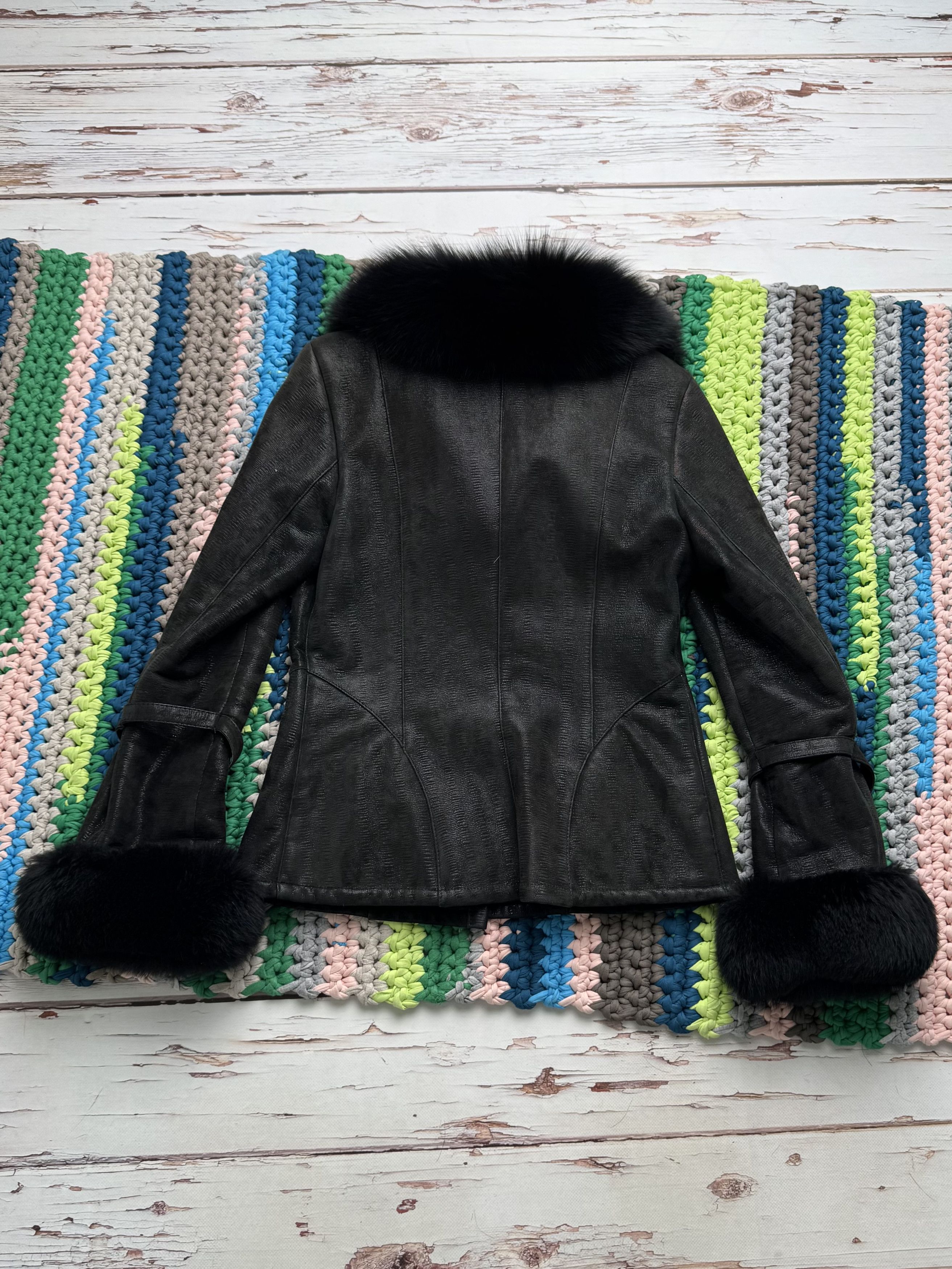 Vintage Vintage Real Sheepskin Cropped Jacket (D15)(D10) Size S / US 4 / IT 40 - 10 Thumbnail