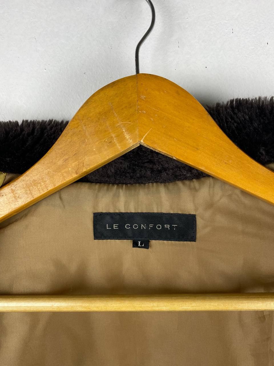 Japanese Brand le confort quilted jacket fur coller nice design Size US L / EU 52-54 / 3 - 6 Thumbnail