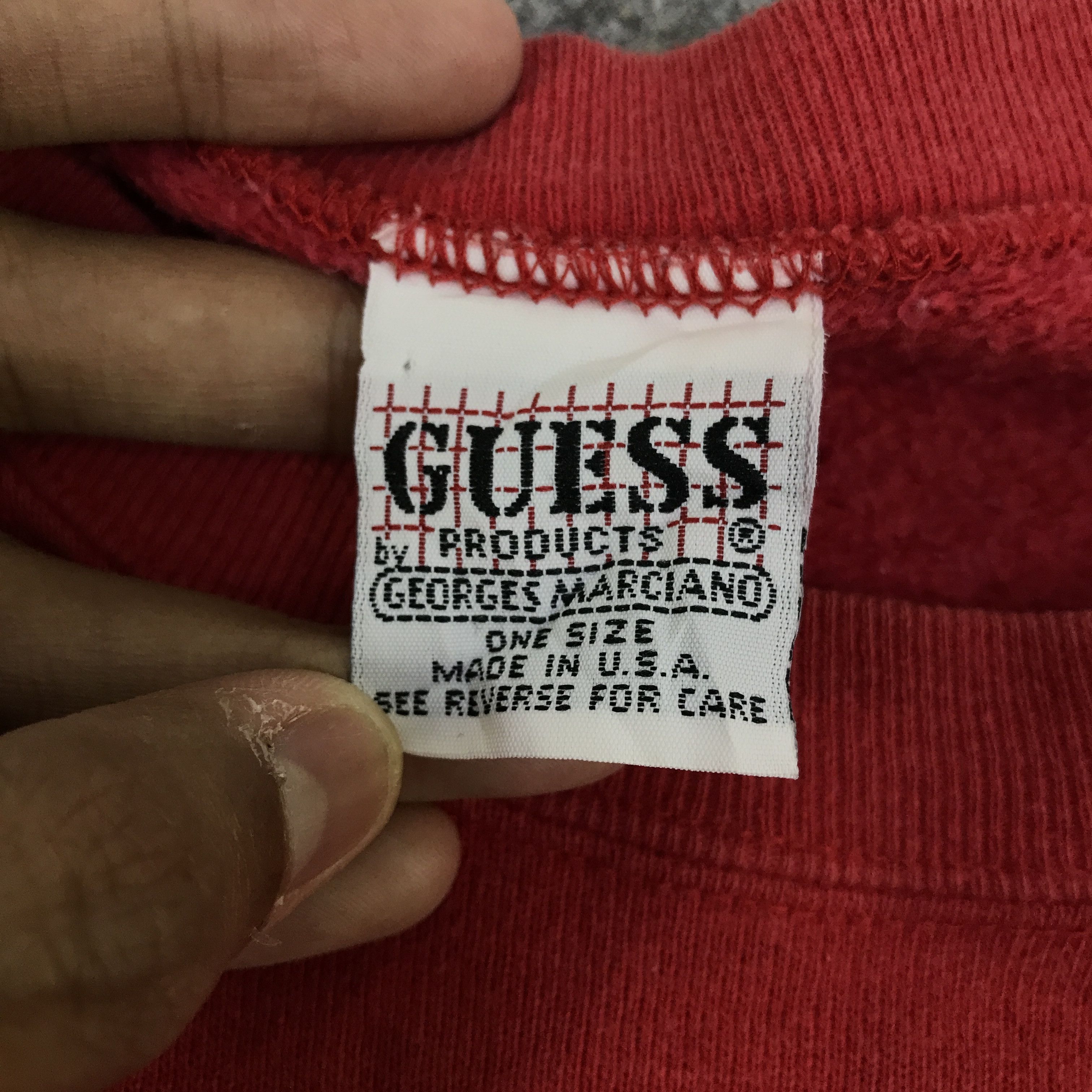 Guess Vintage 90s Guess Logo Sweatshirt K127B7 Size US L / EU 52-54 / 3 - 13 Thumbnail