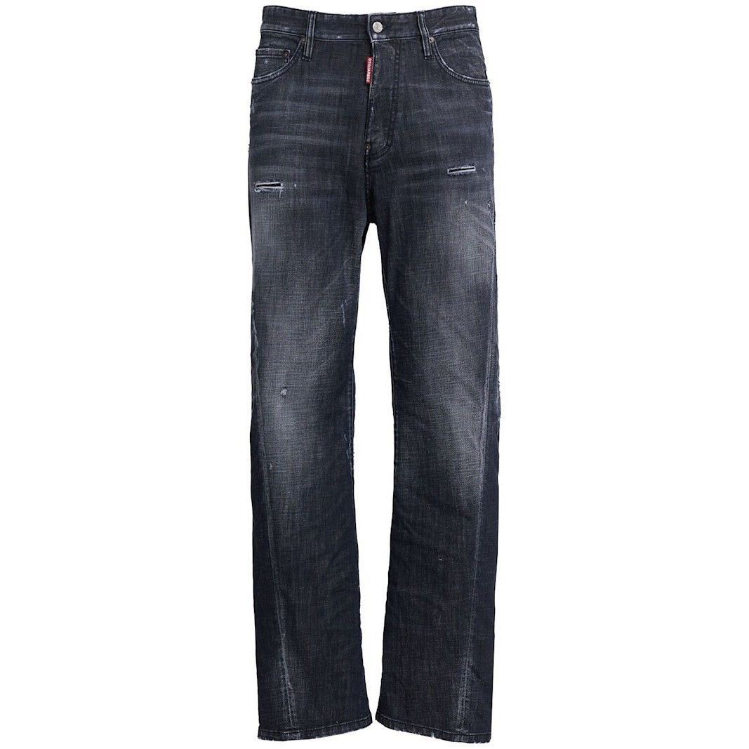 Dsquared2 DSQUARED2 Loose Twisted Blue Denim Jeans New & Authentic (Me Size US 28 / EU 44 - 1 Thumbnail