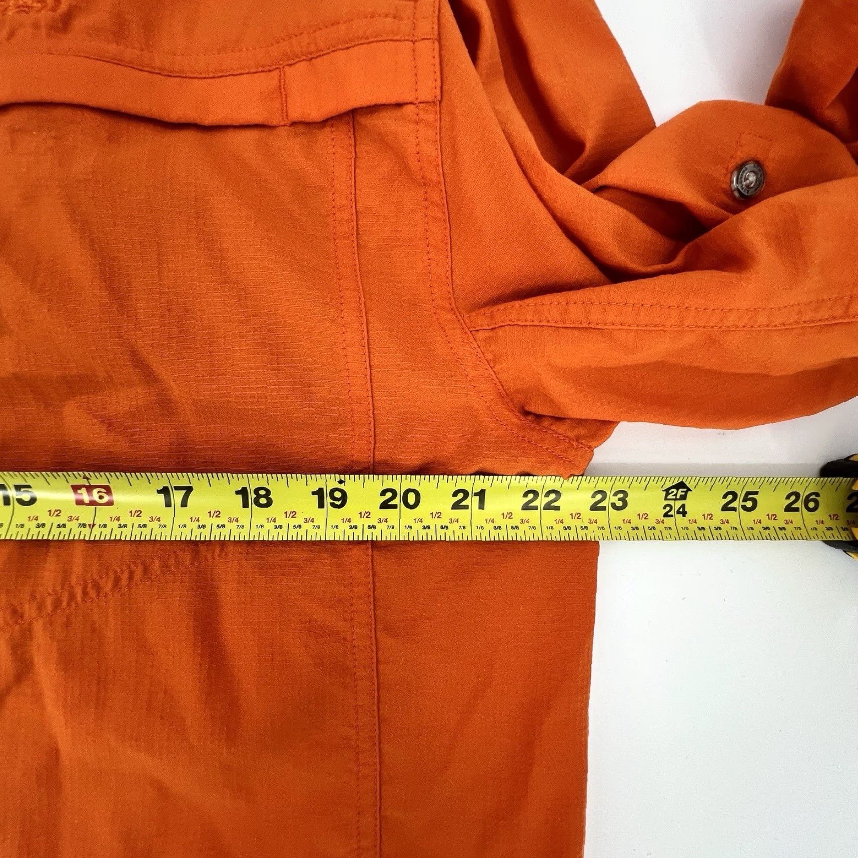 The North Face VINTAGE not applicable here; The North Face Mens Button-Up Shirt Outdoor Hiking L Nylon Orange Size US L / EU 52-54 / 3 - 7 Thumbnail