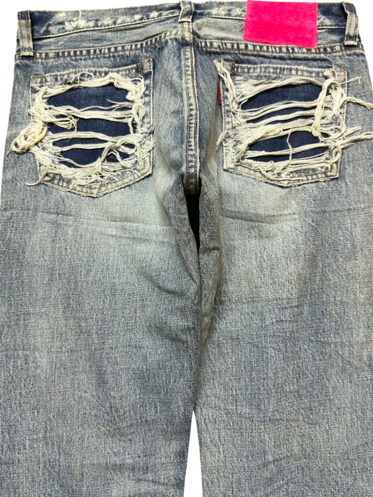Hysteric Glamour Vintage RNA.Inc Faded Ripped Distressed Denim Size US 30 / EU 46 - 5 Thumbnail