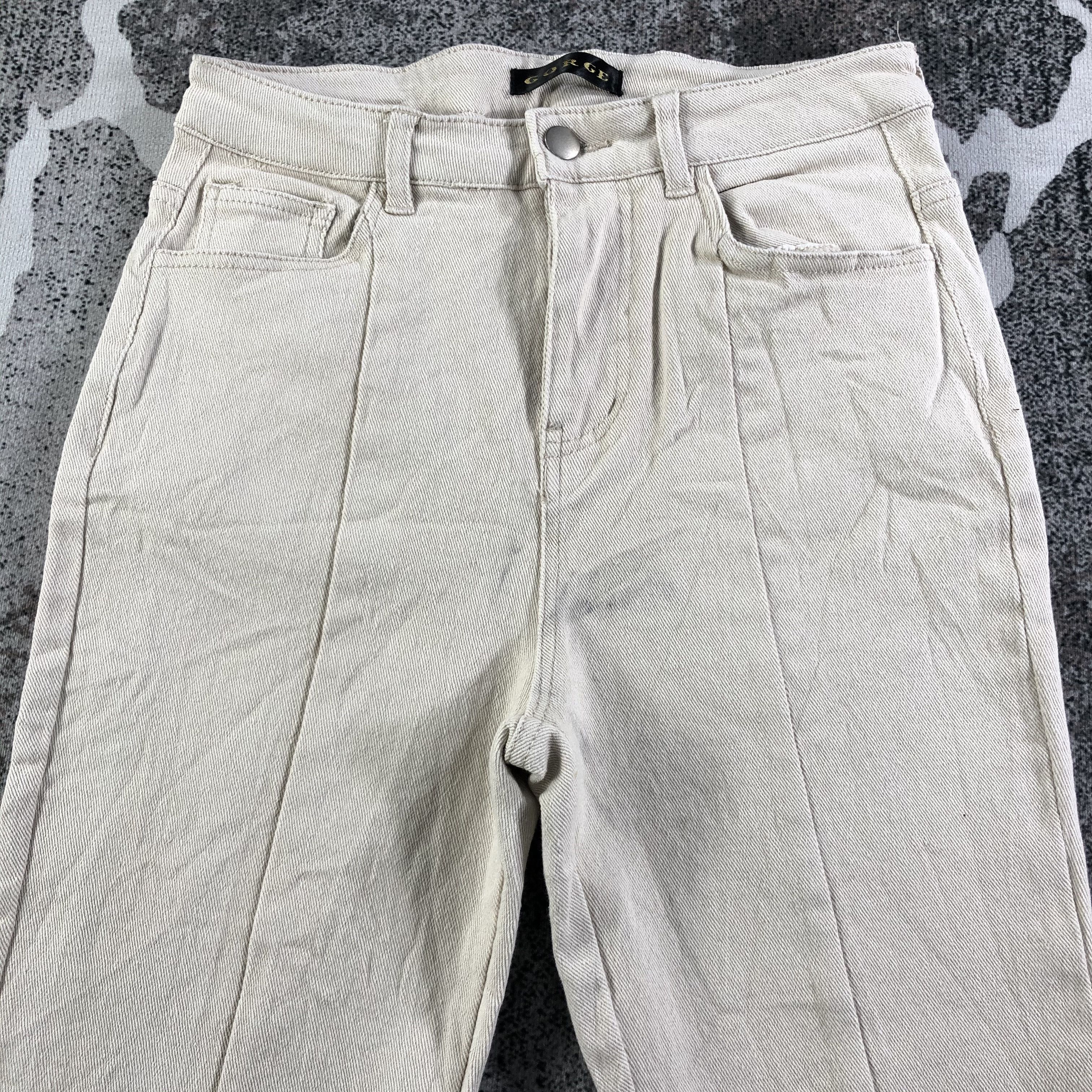 Japanese Brand Gorge Bell Bottom Flare Jeans KJ2048 Size 26" / US 2 / IT 38 - 3 Thumbnail