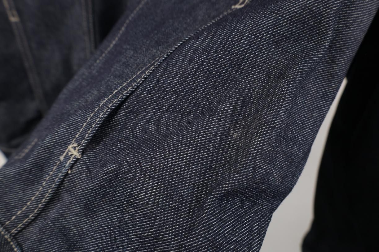 Vintage Deadstock Vintage 90s Streetwear Jean Trucker Jacket Blue Size US XL / EU 56 / 4 - 6 Thumbnail