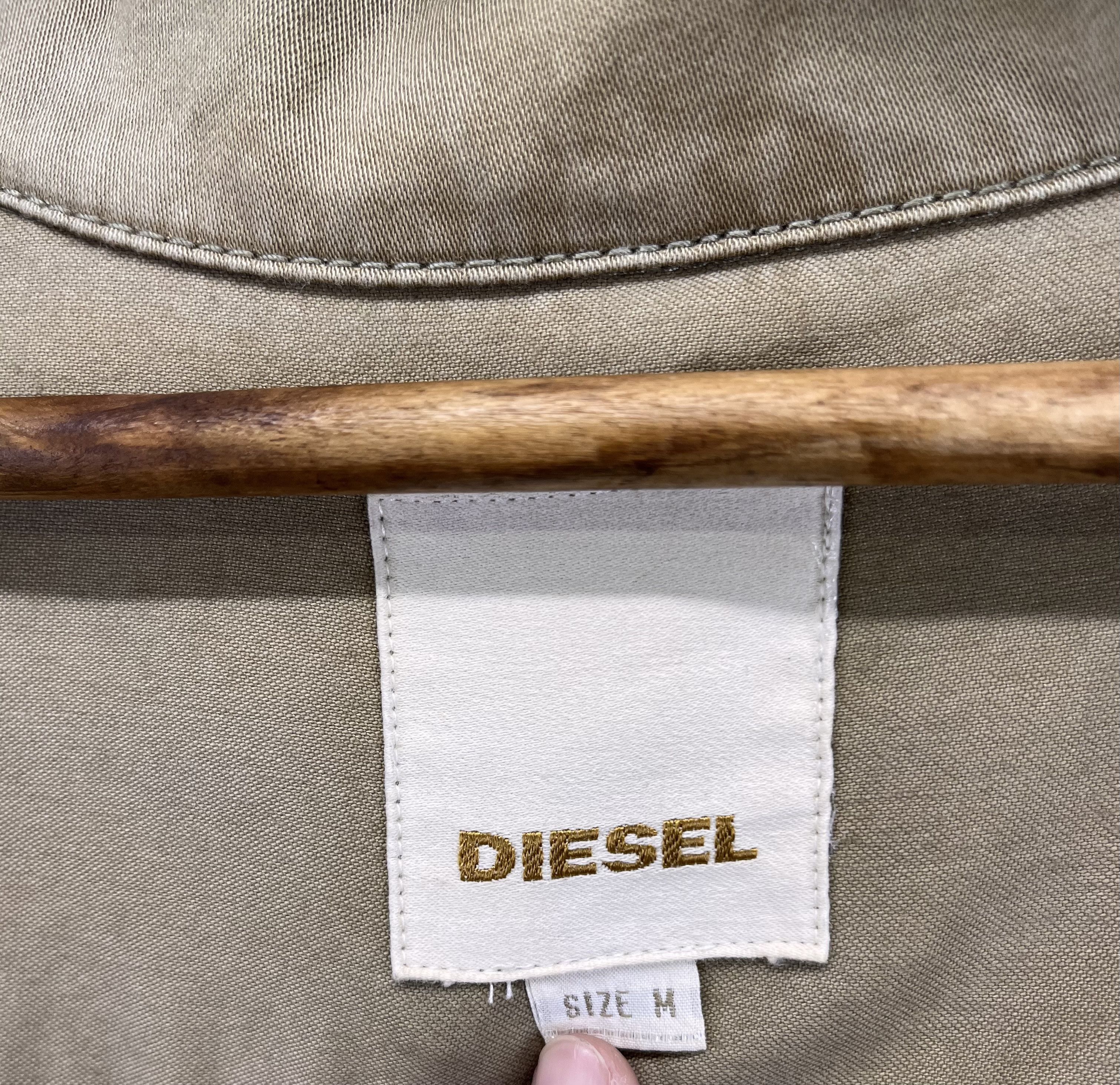 Diesel Vintage Diesel Hoodie Rare Punk Style Long Jacket Size M / US 6-8 / IT 42-44 - 9 Thumbnail