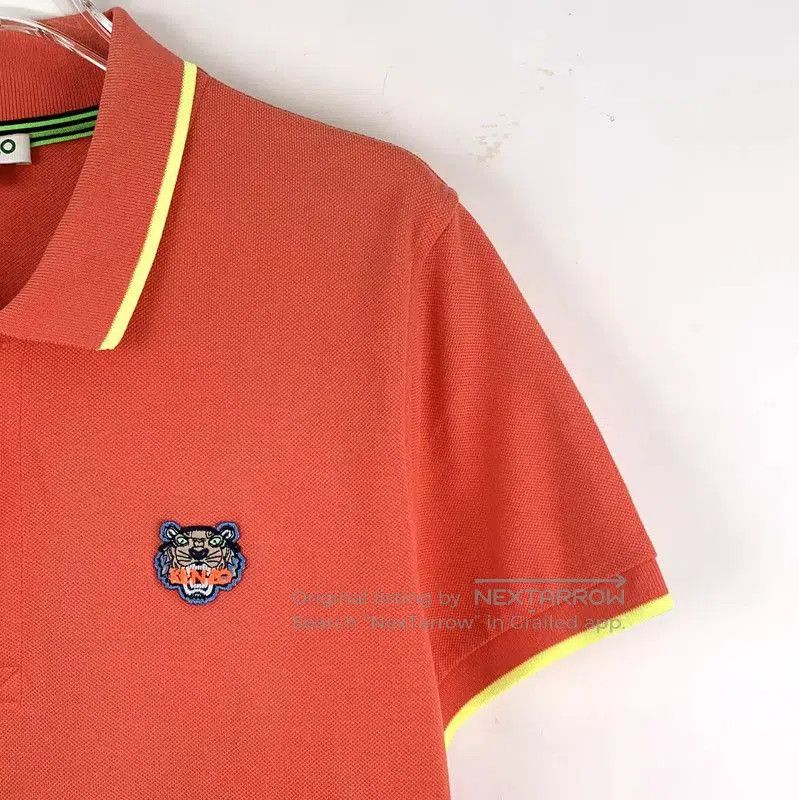 Kenzo KENZO Red Cotton Polo Shirt for Men . Size US S / EU 44-46 / 1 - 3 Thumbnail