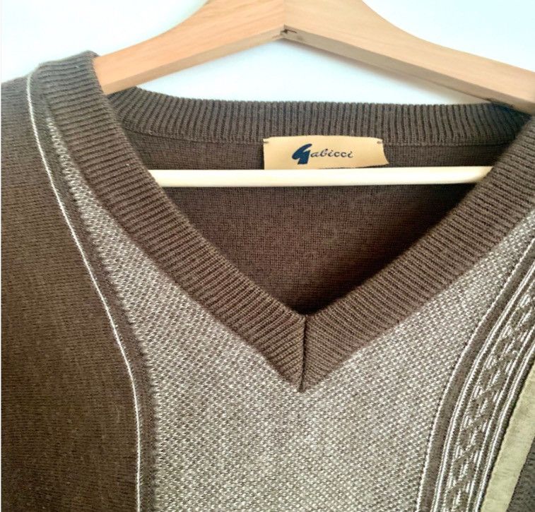 Other Brown vintage 90s sweater Gabicci Jumper XL Size US XL / EU 56 / 4 - 7 Thumbnail