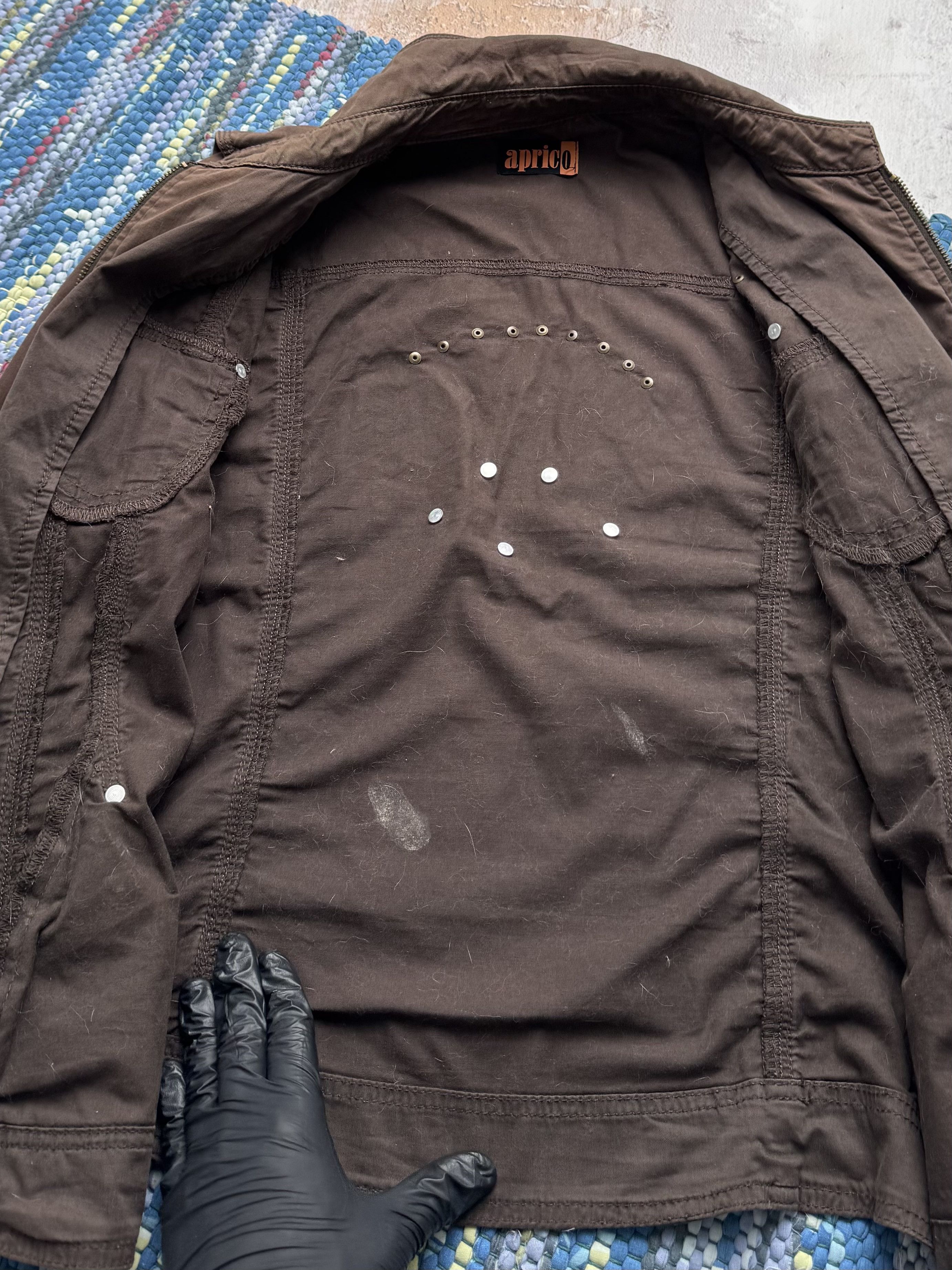 Vintage Vintage Brown Zip Jacket Utility Casual Lightweight Coat Size L / US 10 / IT 46 - 9 Thumbnail