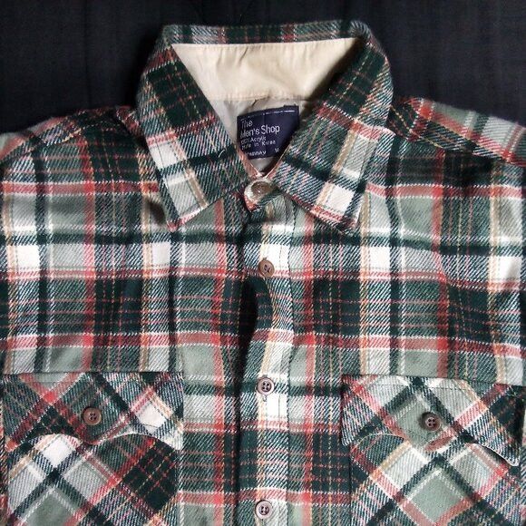 JCPenney Vintage JCPenney Men's Shop Flannel Button Shirt Size US M / EU 48-50 / 2 - 1 Thumbnail