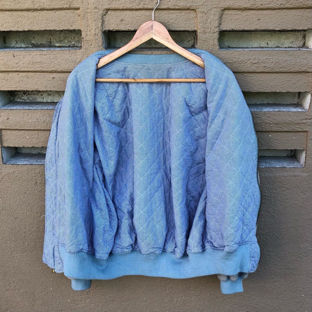 Vintage Vintage Pink House Sun Faded Bomber Jacket Size US M / EU 48-50 / 2 - 13 Thumbnail