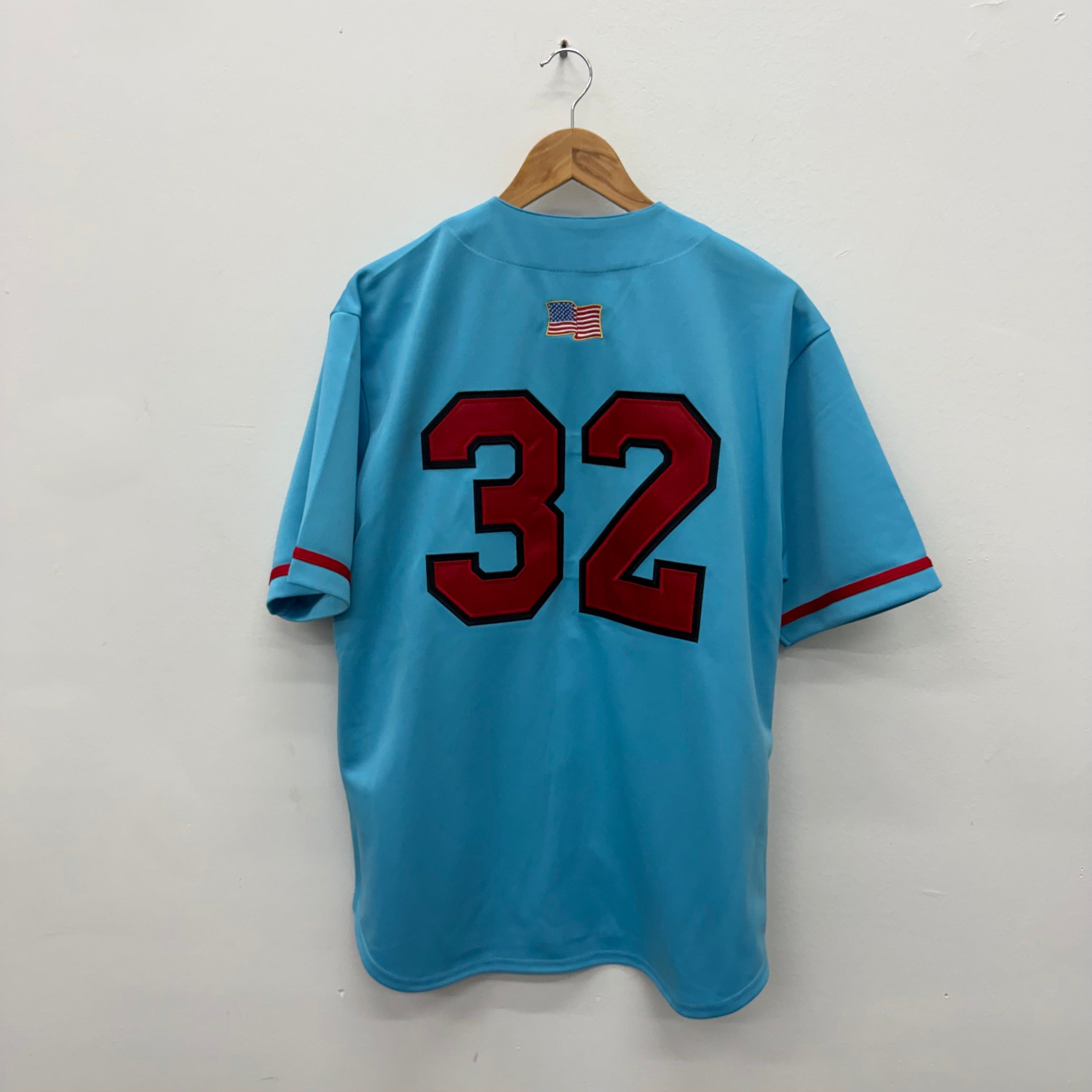 Supreme Supreme Swords Baseball Jersey Blue - Size M Size US M / EU 48-50 / 2 - 3 Thumbnail
