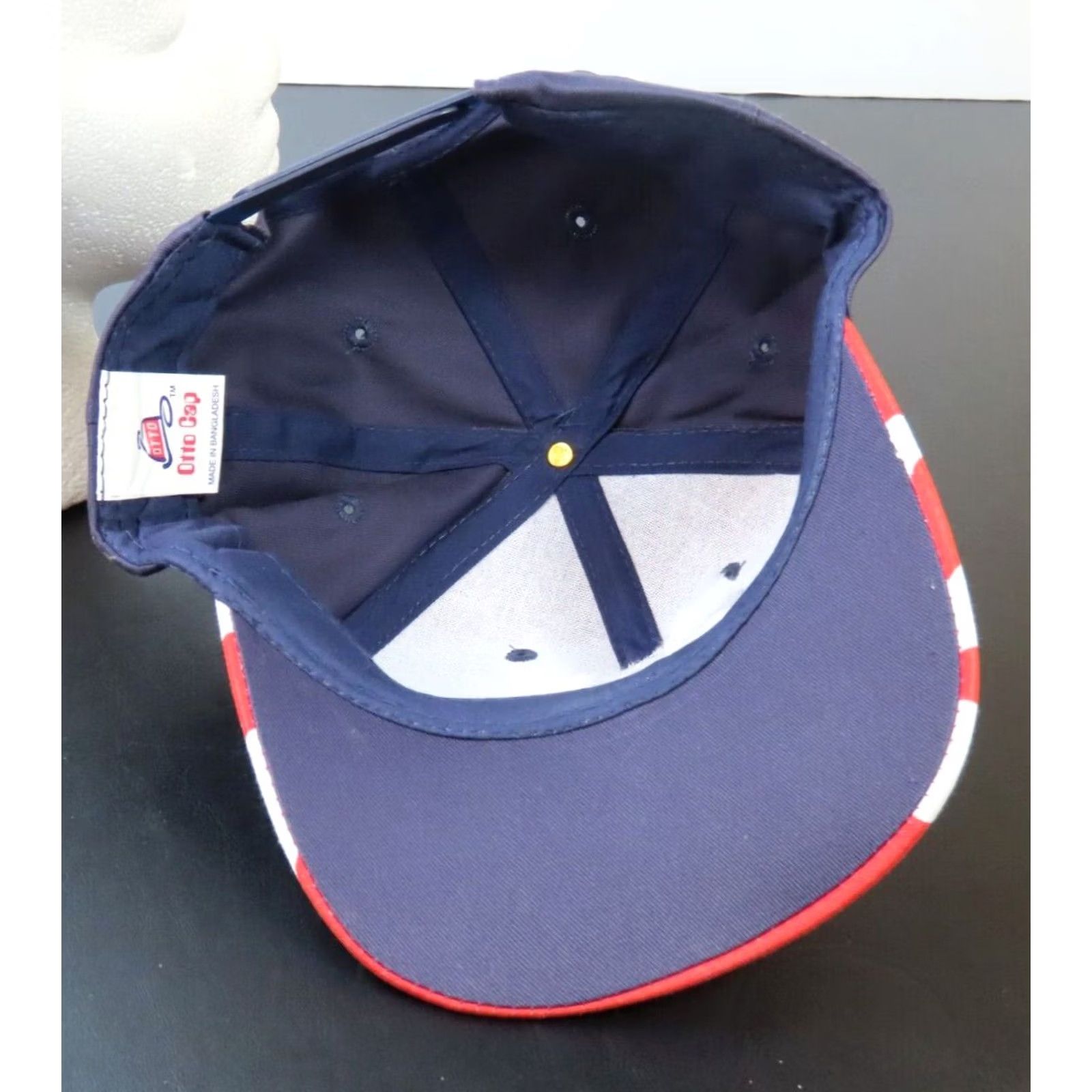 Vintage OTTO Cap Flag Snapback Trucker Hat Adjustable Men Blue American Red White Blue Size ONE SIZE - 5 Thumbnail