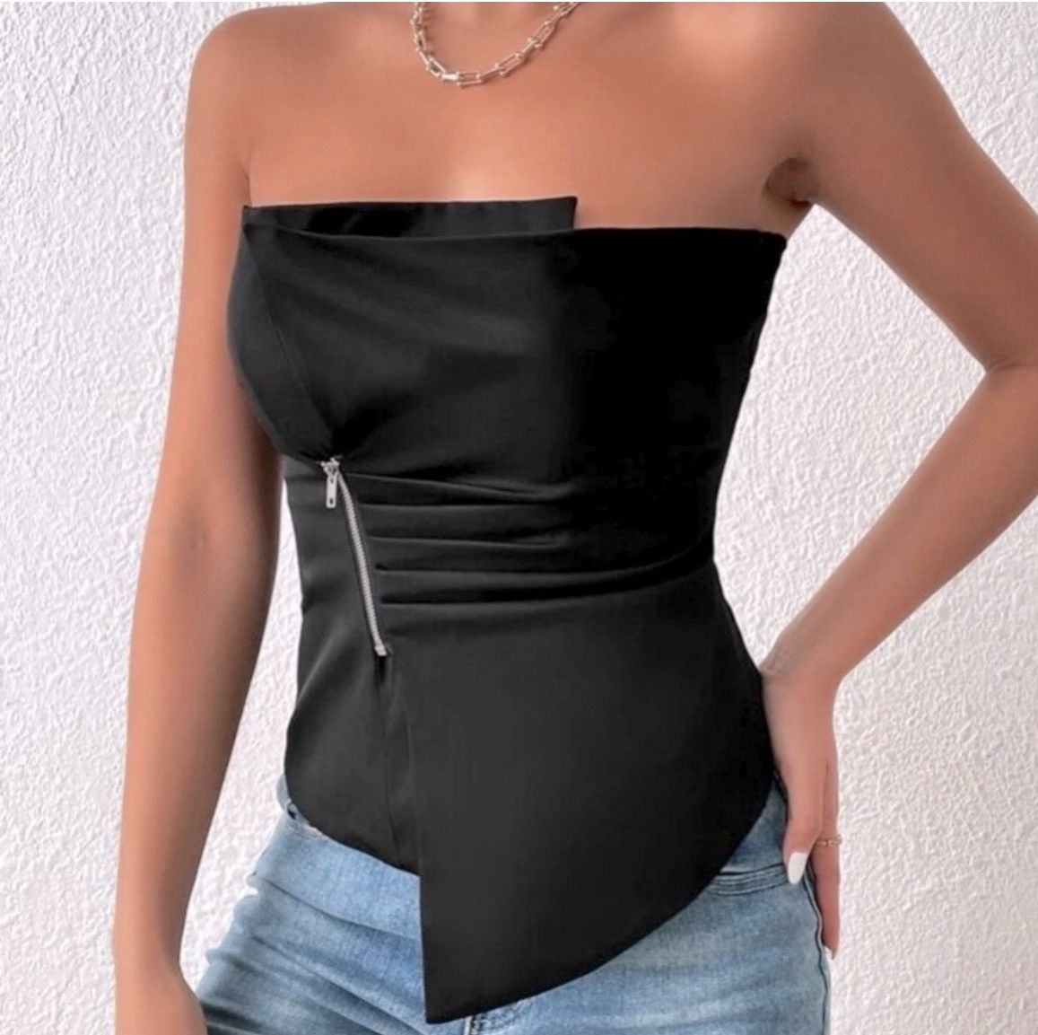 Designer × Other NWT, Women’s Lavishly Paris Strapless Corset Top. Size M / US 6-8 / IT 42-44 - 5 Thumbnail