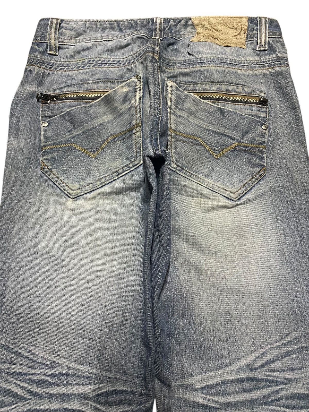 Diesel Black Gold Vintage Diesel Italy Brand Streetwear Faded Wash Loose Jeans Size US 30 / EU 46 - 4 Thumbnail