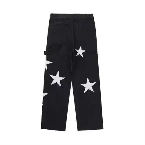 Other Stars Embroidery Baggy Pants Size US 32 / EU 48 - 4 Thumbnail