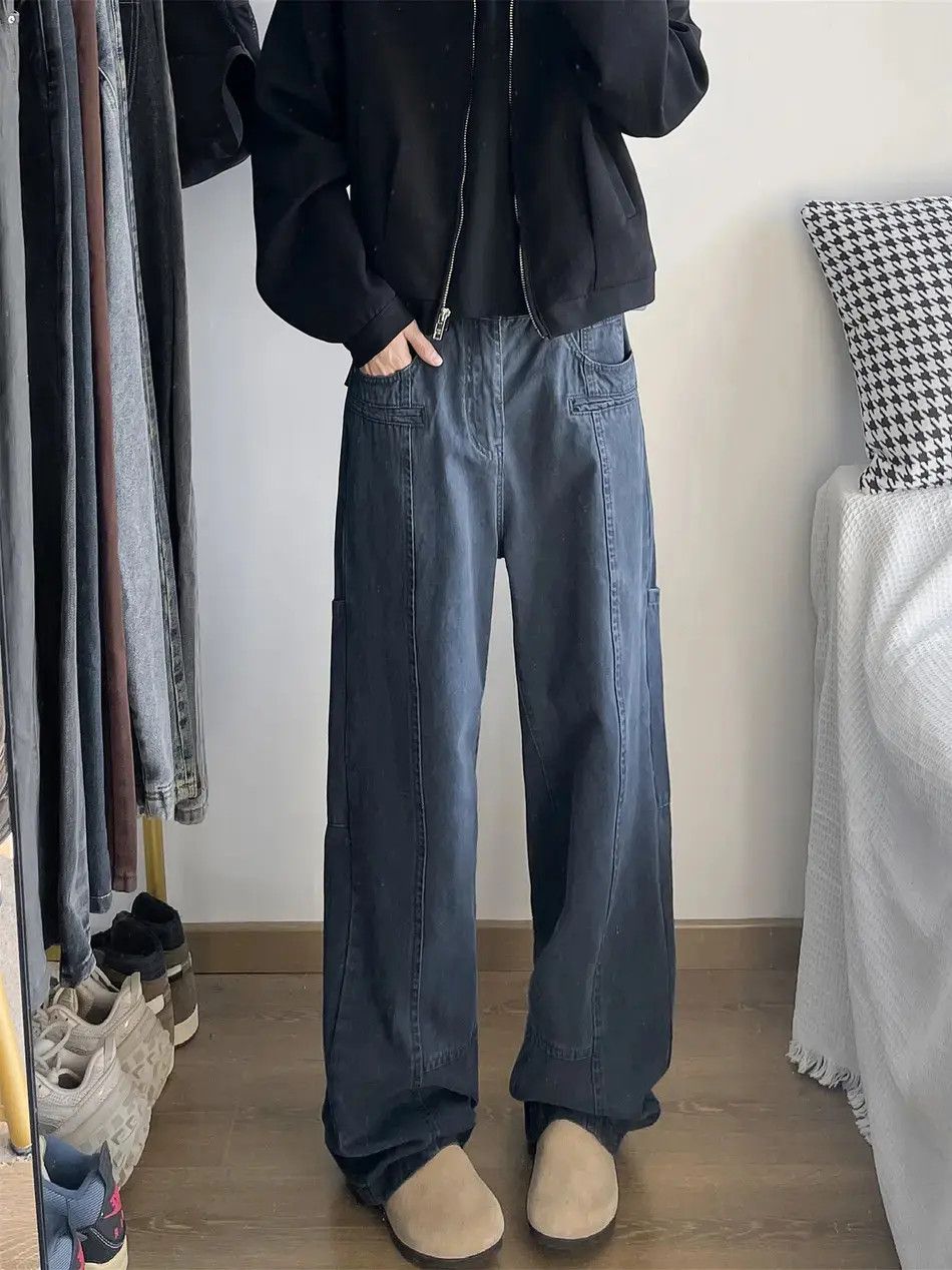 Japanese Brand Retro loose high street casual jeans Size US 32 / EU 48 - 1 Thumbnail