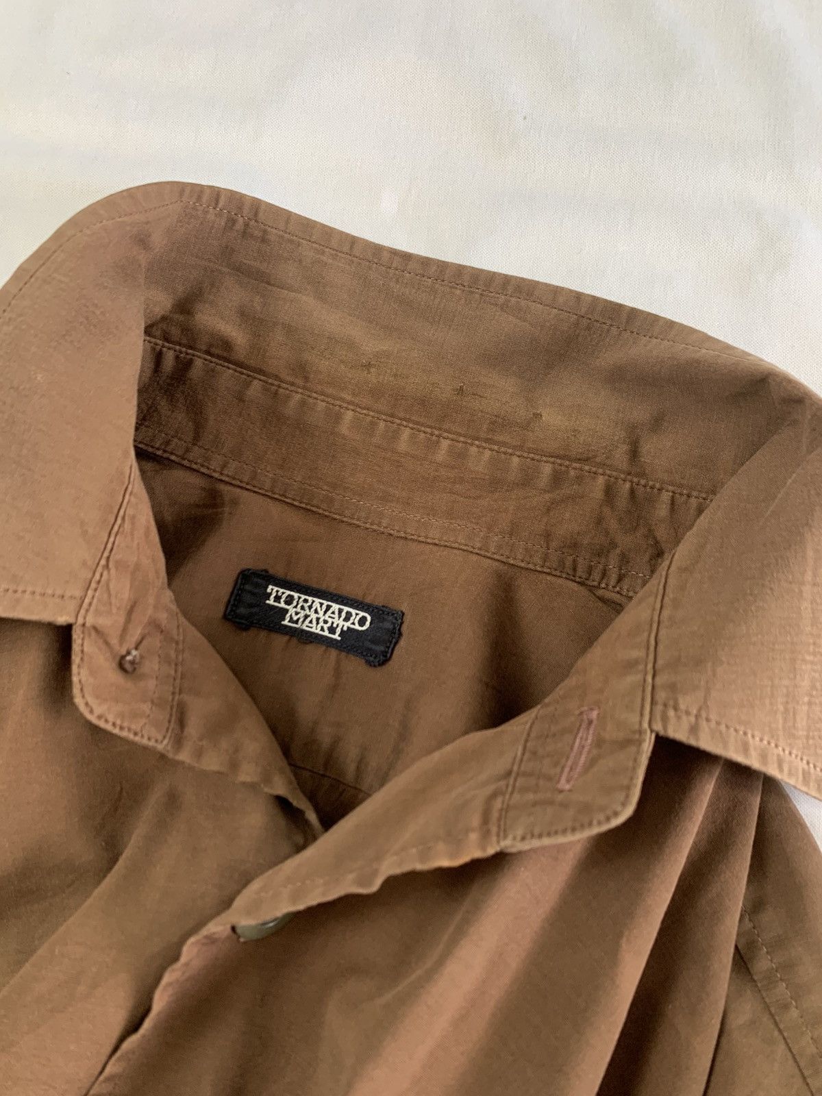 Tornado Mart Tornado Mart brown button up shirt Size US M / EU 48-50 / 2 - 6 Thumbnail