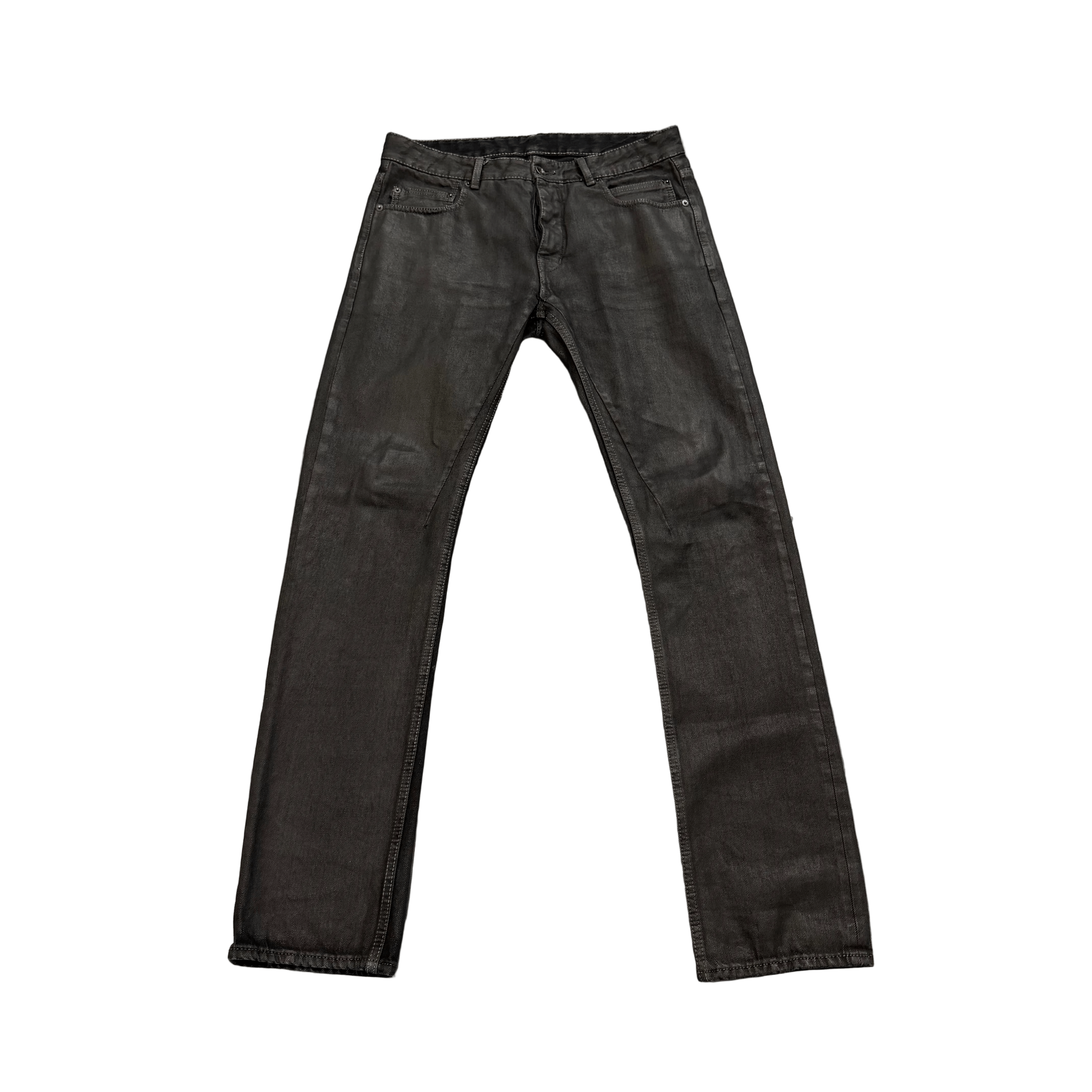 Rick Owens ss17 drkshdw Detroit heavy waxed denim fits 31/32 | Grailed