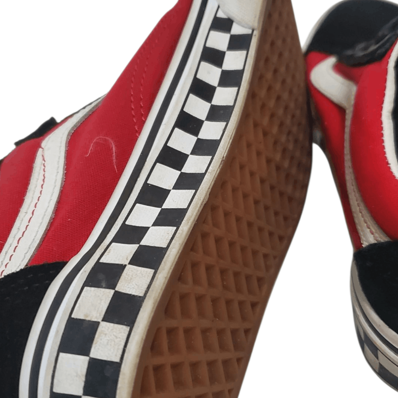 Vans Vans Old Skool V Checkerboard Strap Shoes Size US 6 / EU 39 - 6 Thumbnail