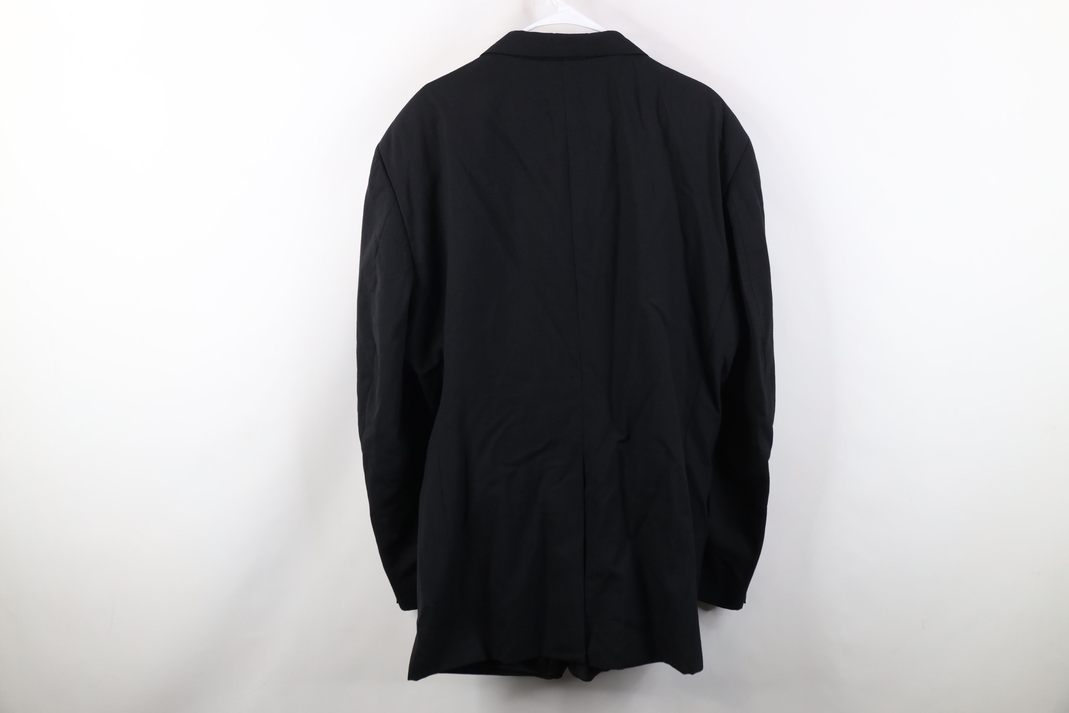 Vintage Vintage 70s Streetwear Suit Coat Blazer Jacket Black USA Size US XXL / EU 58 / 5 - 13 Thumbnail