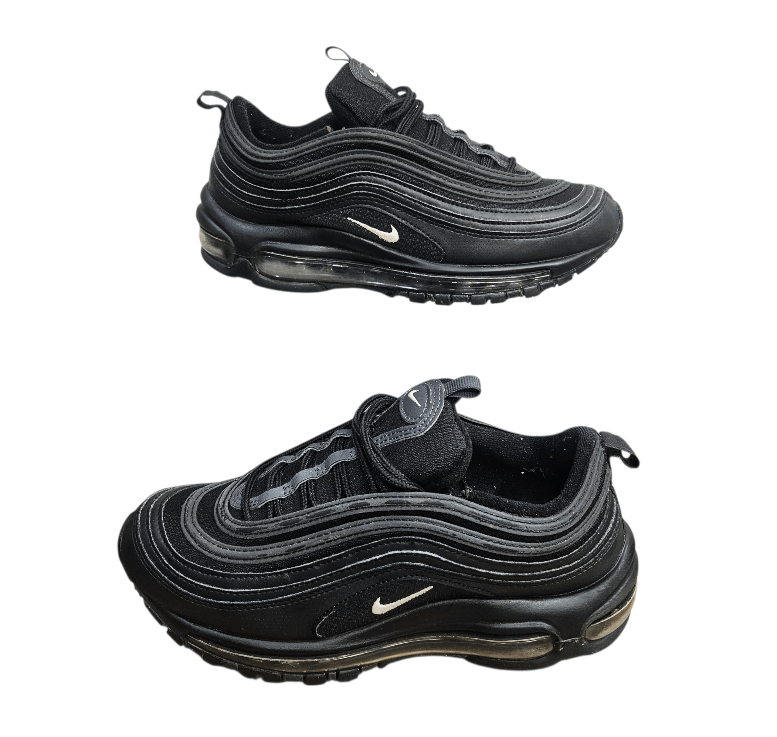Nike 2021 Nike Air Max 97 GS "Black Antracite" Size US 6 / EU 39 - 6 Thumbnail