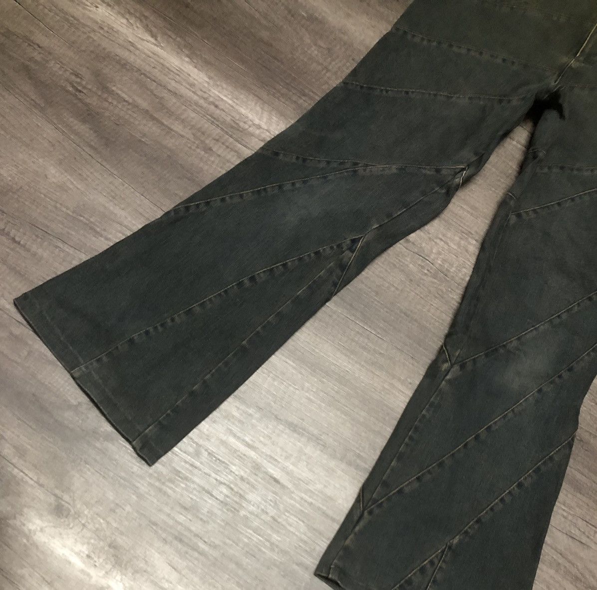 If Six Was Nine × Japanese Brand × Le Grande Bleu (L.G.B.) VINTAGE VIVA PRESTO HAGI FLARED DESIGN HYSTERIC GLAMOUR Size 30" / US 8 / IT 44 - 13 Thumbnail