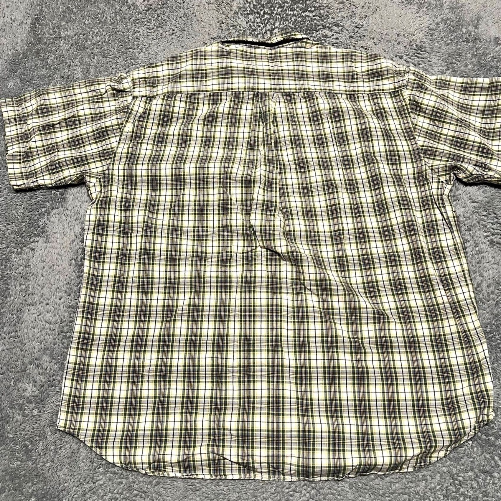 Abercrombie & Fitch Abercrombie & Fitch Shirt Mens M Green Button Short Sleeve Biggest Size US M / EU 48-50 / 2 - 5 Thumbnail