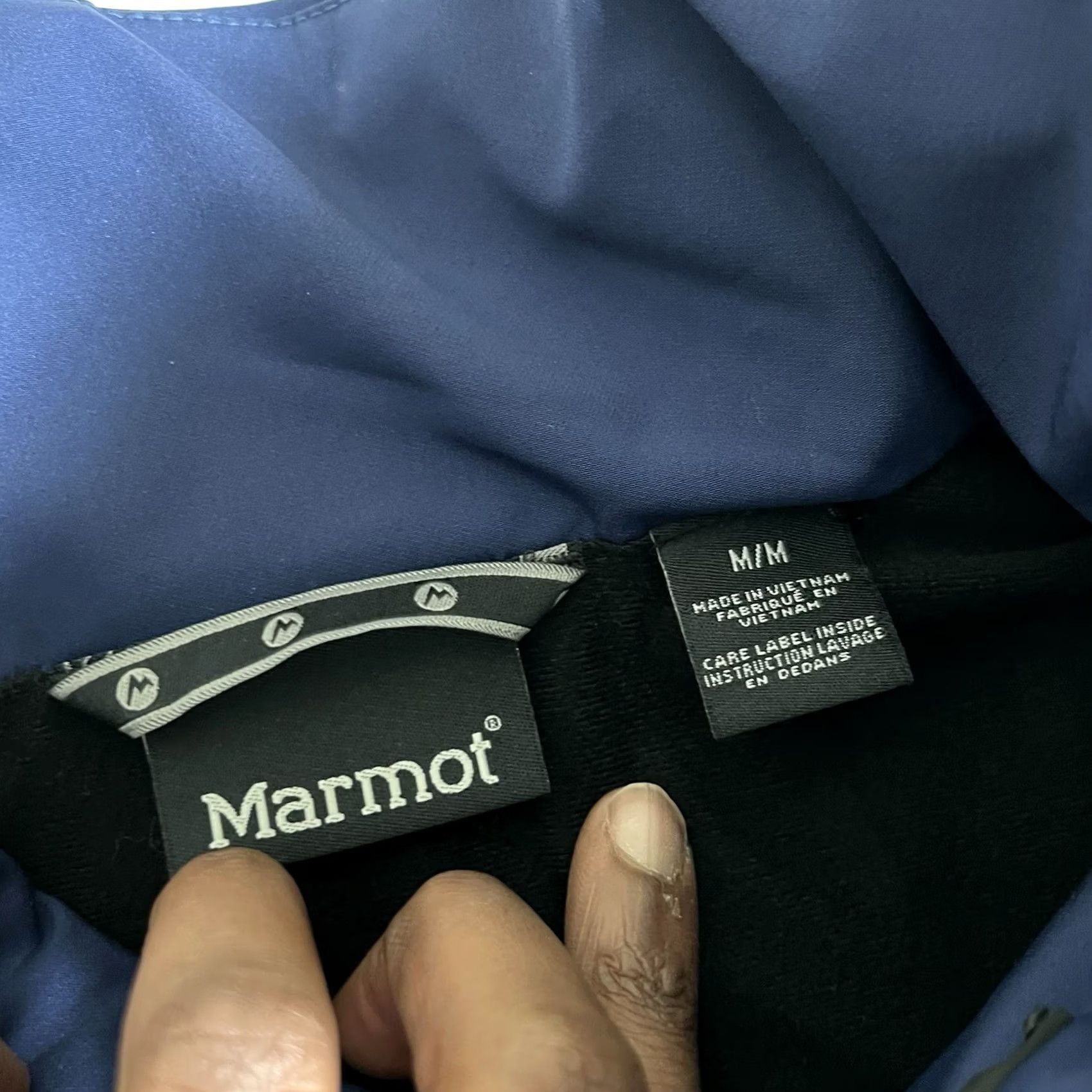 Marmot Marmot Jacket Mens Medium Blue Softshell Full Zip Windbreaker Water Repellent Alsek Jacket Size US M / EU 48-50 / 2 - 3 Thumbnail