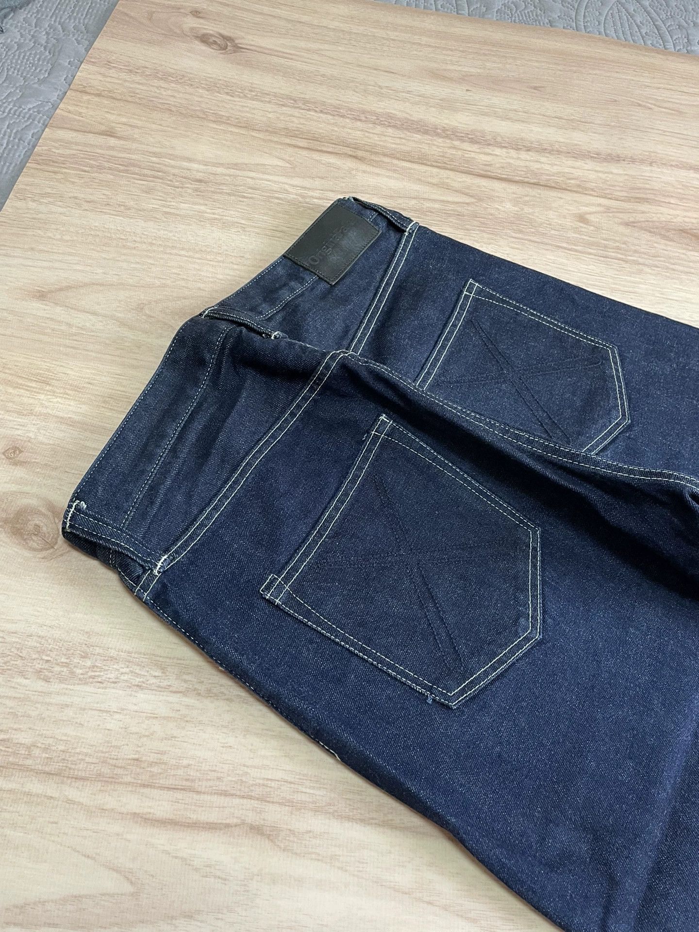 Original Fake OriginalFake KAWS Red Tooth Waist Raw Denim Jeans W30 GC Size US 30 / EU 46 - 5 Thumbnail