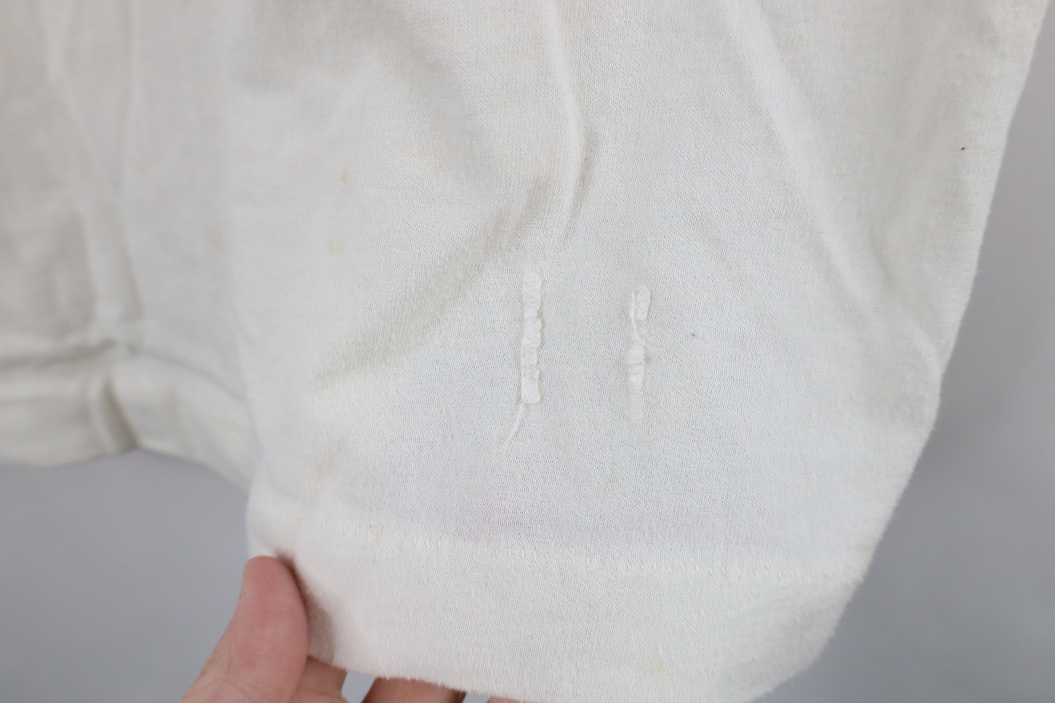 Vintage Vintage 70s Racquetball Jersey Ringer T-Shirt White USA Size S / US 4 / IT 40 - 4 Thumbnail