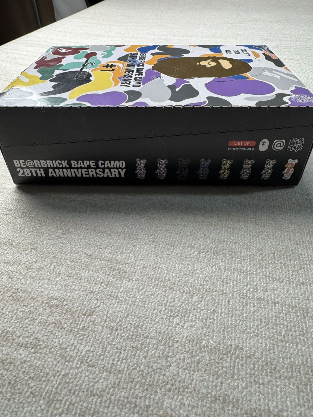 Bape Bearbrick bape 28th anniversary camo 1# sealed case 100% Size ONE SIZE - 3 Thumbnail