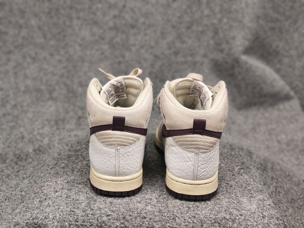 Nike Nike Dunk High Light Orewood Brown Women's Leather Sneakers Size US 8.5 / IT 38.5 - 15 Thumbnail