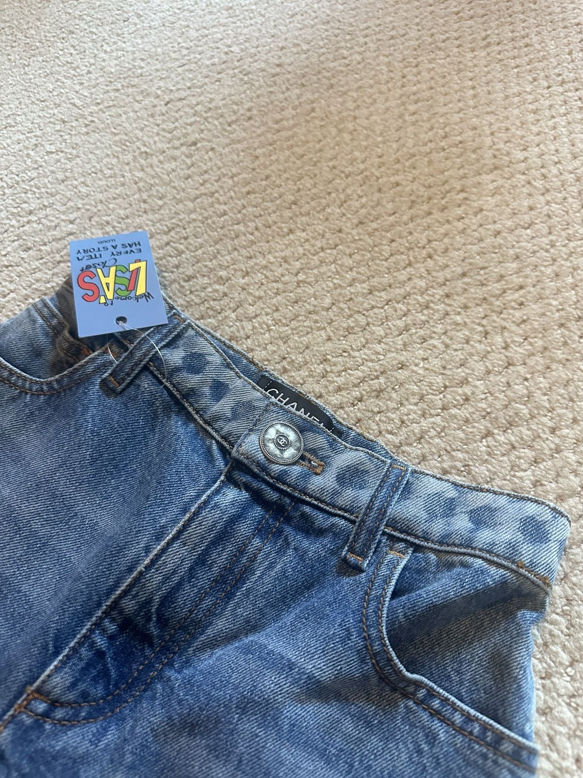 Chanel CHANEL Denim Pants Size 34 – Owned by BLACKPINK Lisa Size 25" / US 0 / IT 36 - 3 Thumbnail