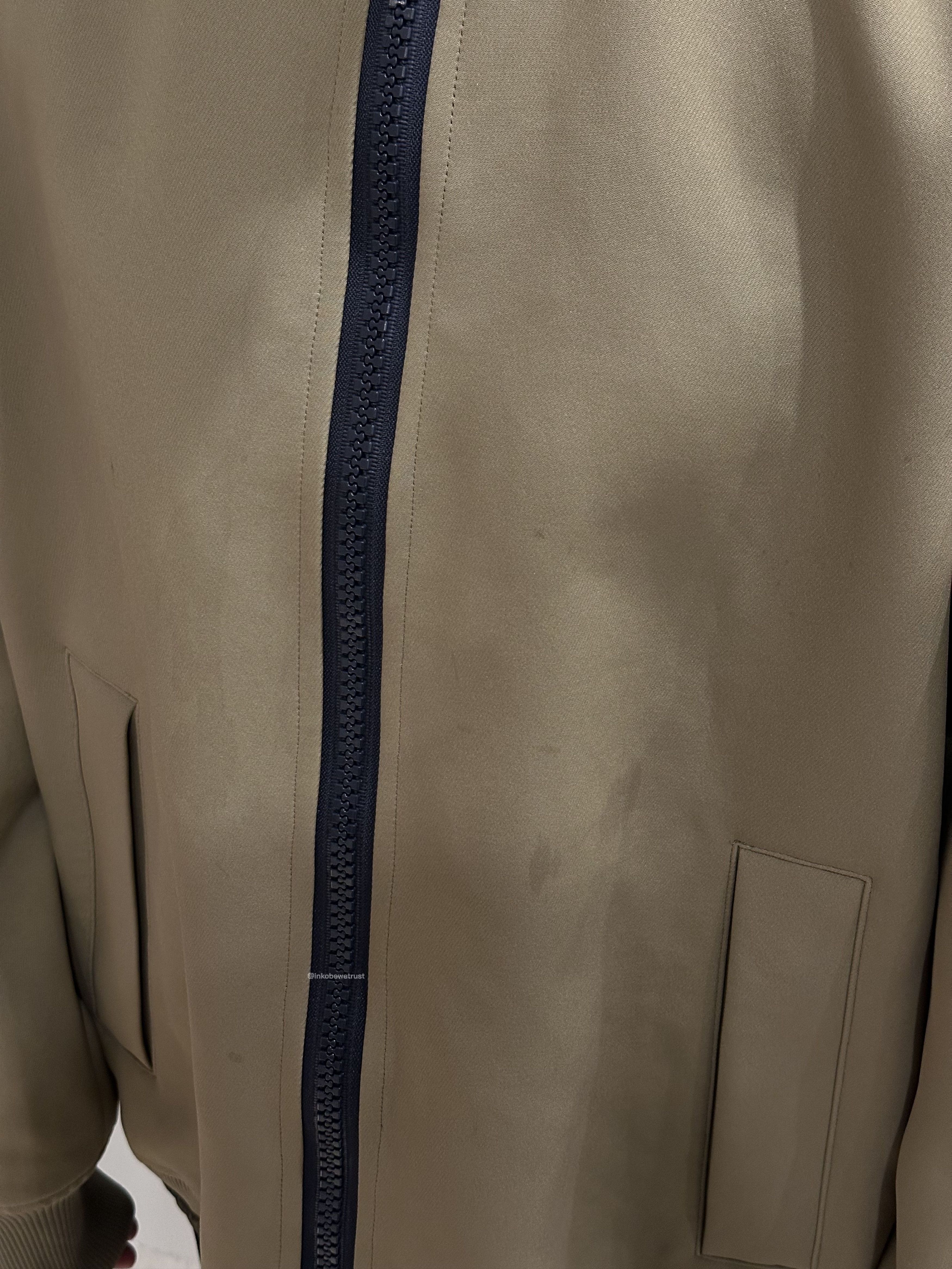 Sacai Technical Jersey Blouson | Beige Size US M / EU 48-50 / 2 - 6 Thumbnail