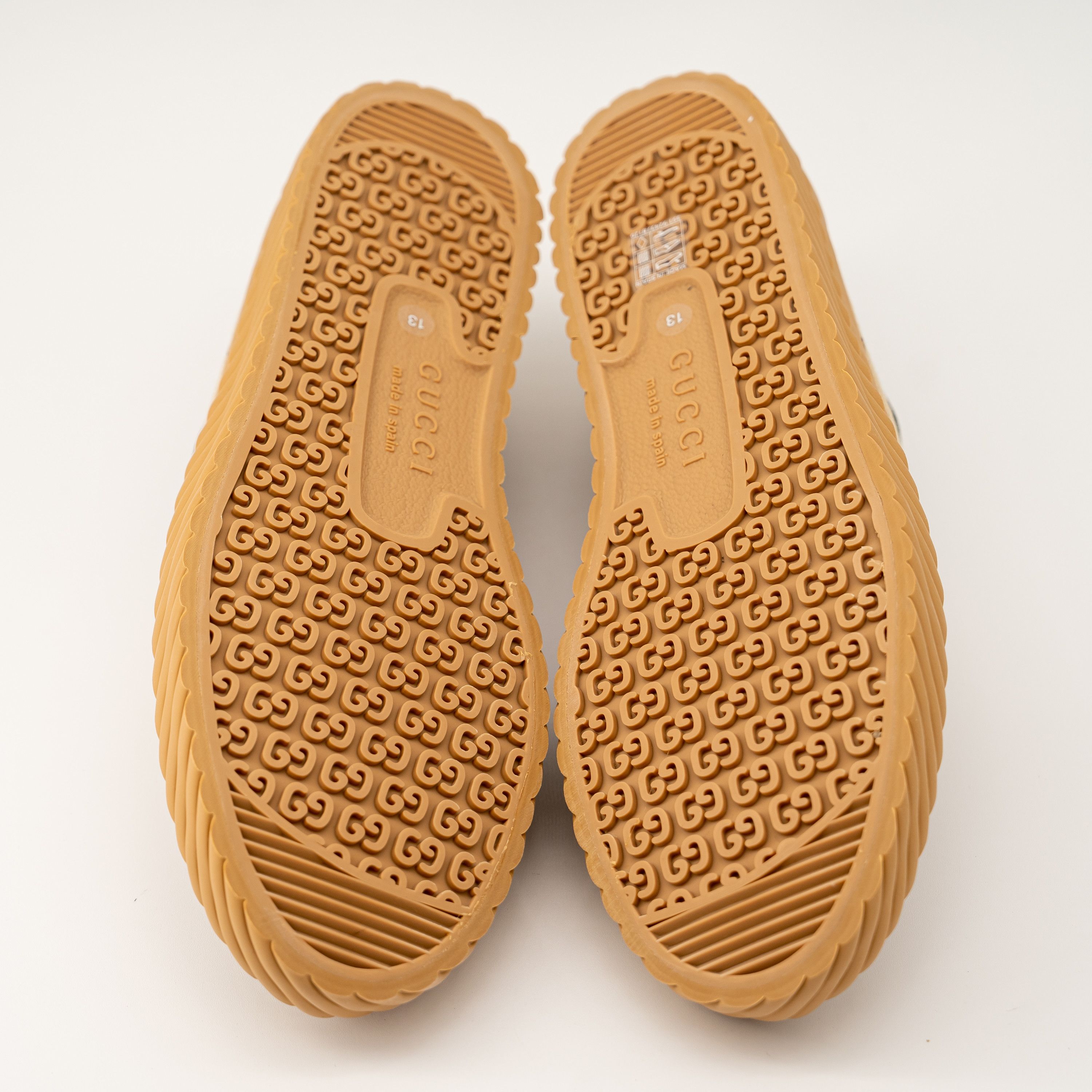 Gucci 13G 13.5 US Gucci Maxi GG Low Canvas Sneakers Beige Brown Size US 13 / EU 46 - 6 Thumbnail