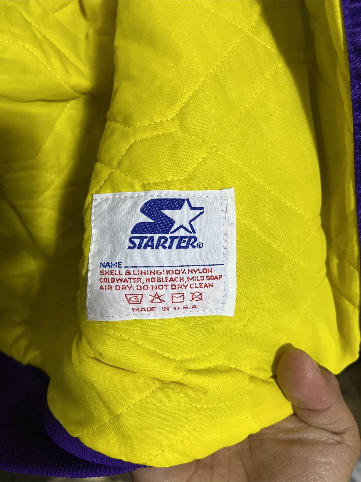Starter Vintage Gen 1 Starter Varsity Jacket Lakers Size US M / EU 48-50 / 2 - 10 Thumbnail
