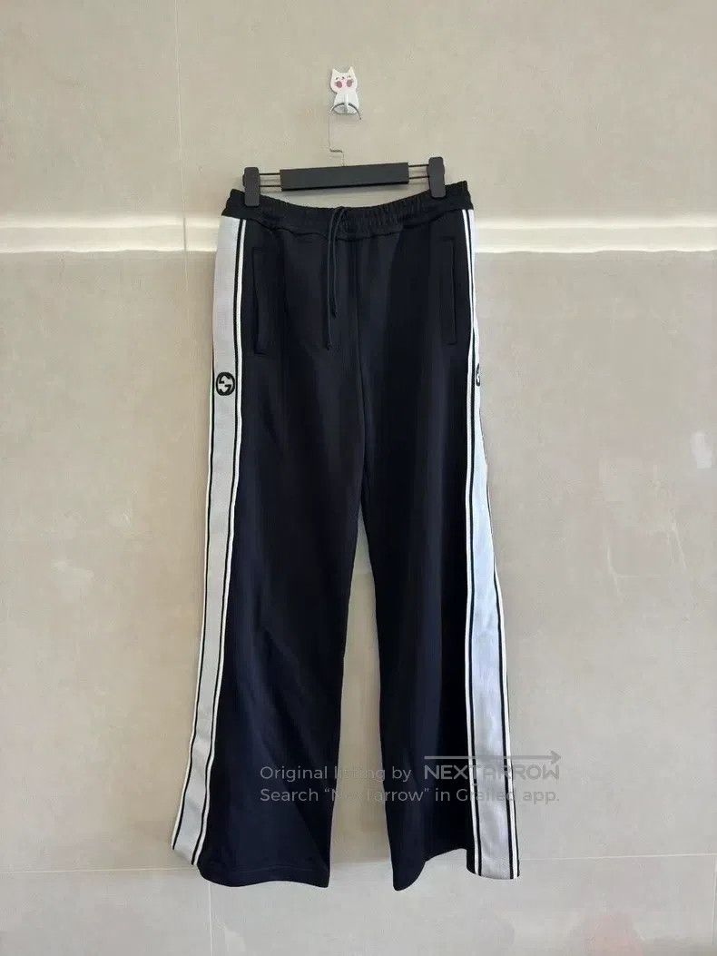 Gucci Gucci SizeM Embroidered logo drawstring sweatpants Size US 31 - 1 Thumbnail