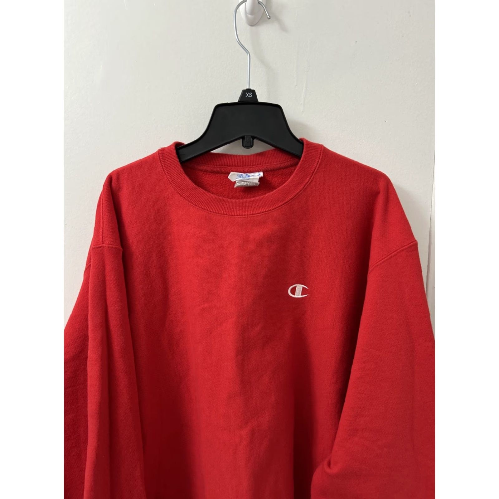 Champion Champion Reverse Weave Sweatshirt Mens Large Red Pullover Crewneck Reversible Sweatshirt Sweater Textured Size US L / EU 52-54 / 3 - 2 Thumbnail