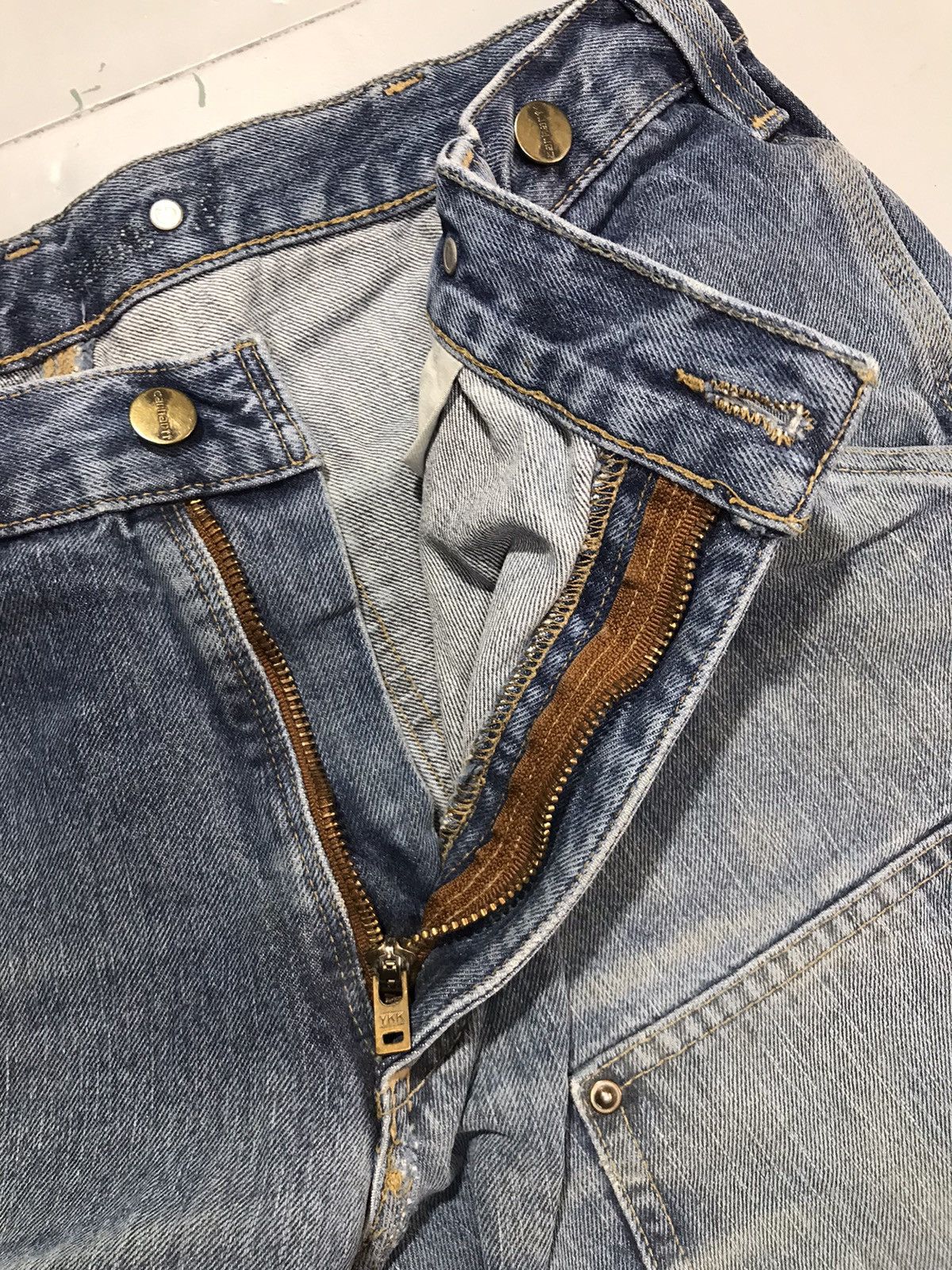 Carhartt Vintage Carhartt double knee workwear denim Size US 34 / EU 50 - 6 Thumbnail