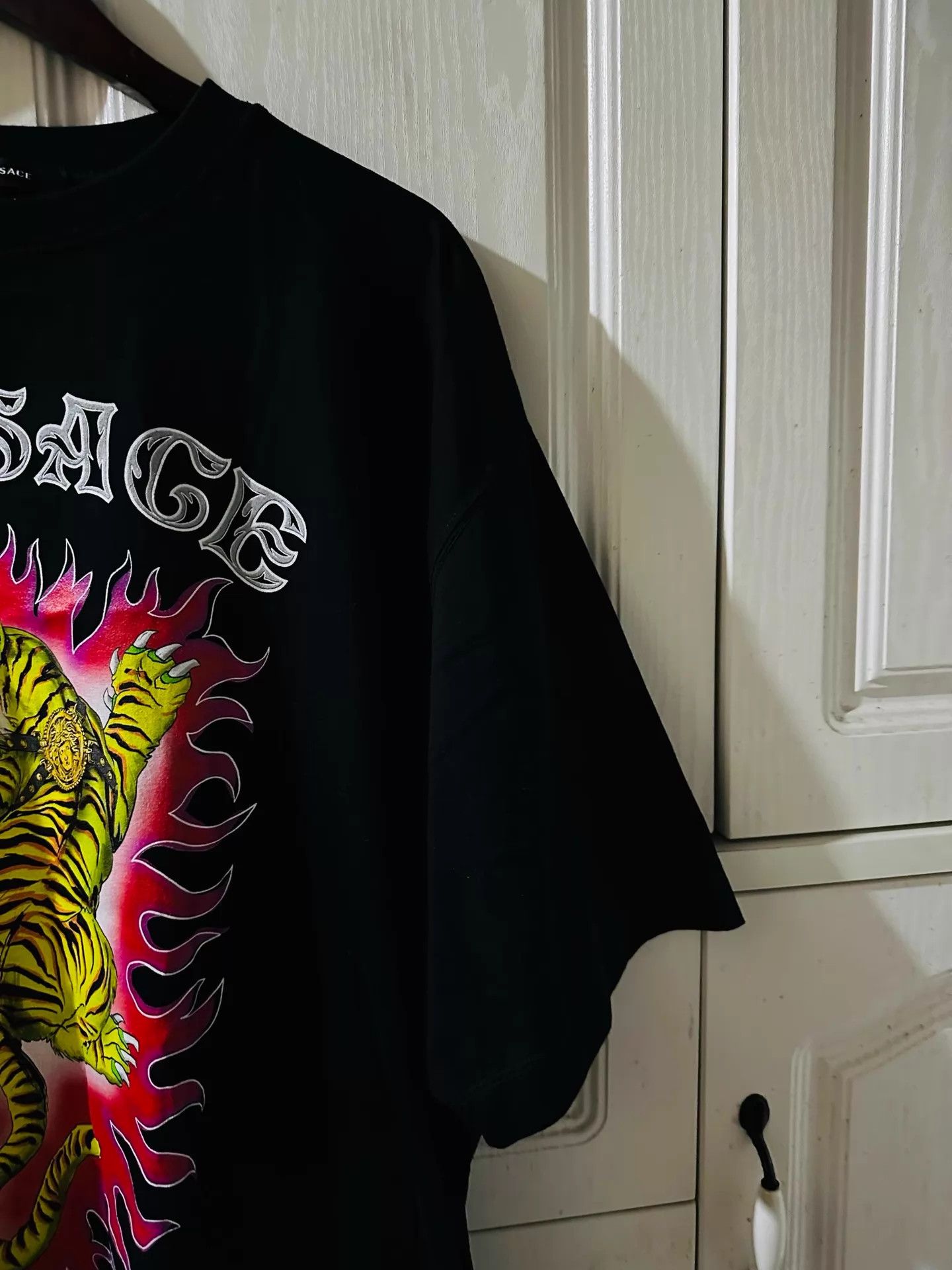 Versace Versace New Tiger Print Short Sleeve T-Shirt 3XL Size US XXL / EU 58 / 5 - 5 Thumbnail