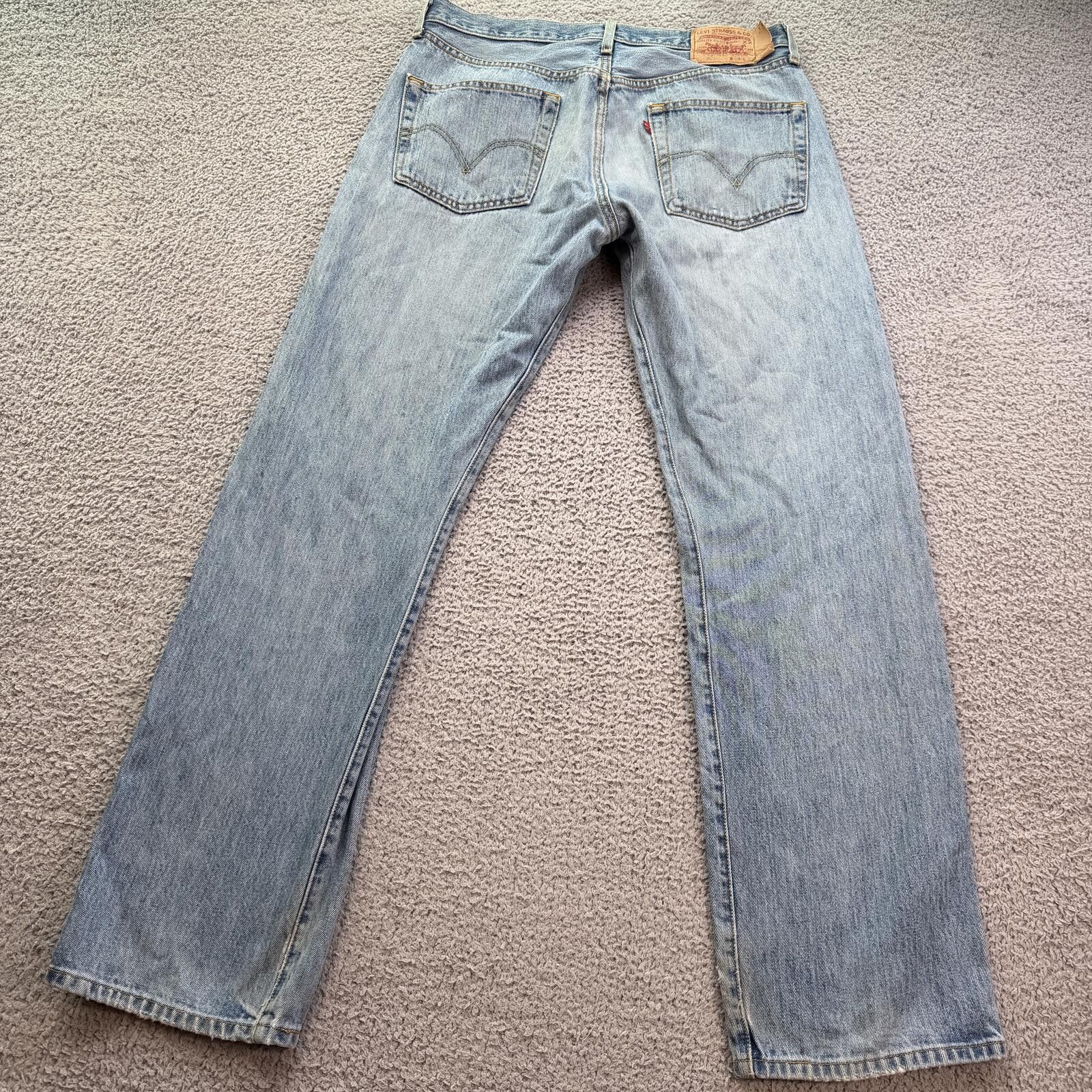 Levi's Vintage Y2K Levis 550 34 Light Wash Baggy Denim Jeans Size US 34 / EU 50 - 2 Thumbnail