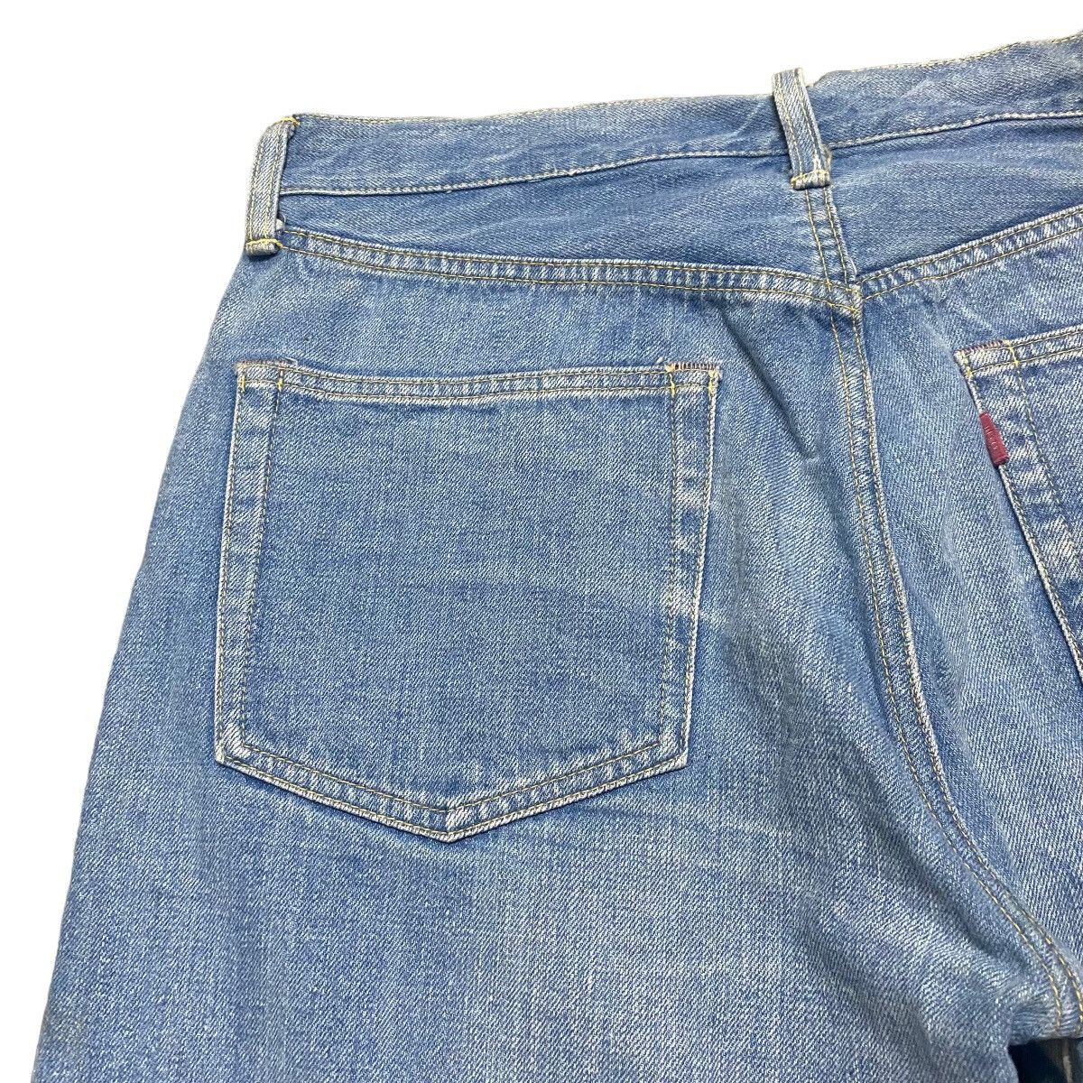 Iron Heart × Self Edge EARTH CULTURE Denim Selvedge Jeans Lot RR1011 Size US 32 / EU 48 - 10 Thumbnail