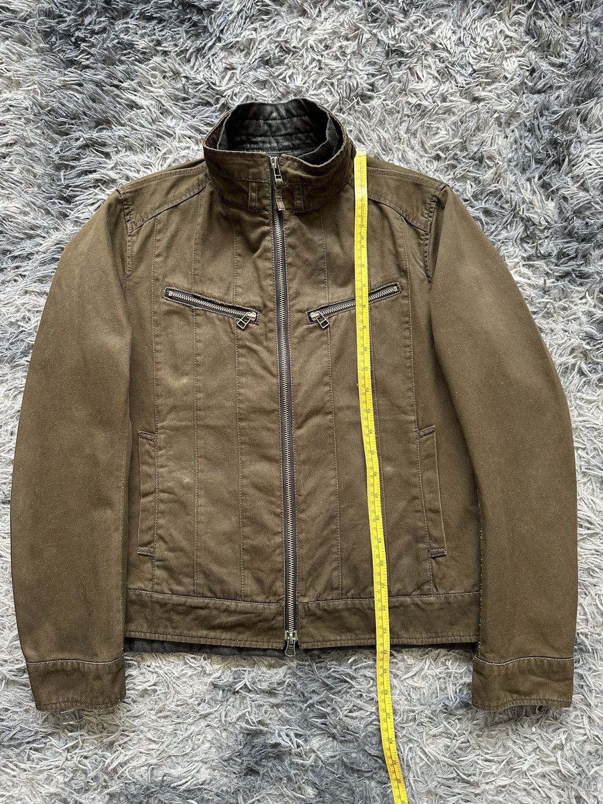 Michel Klein 00's MK Homme J-rock double zipper rider jacket Size US S / EU 44-46 / 1 - 11 Thumbnail