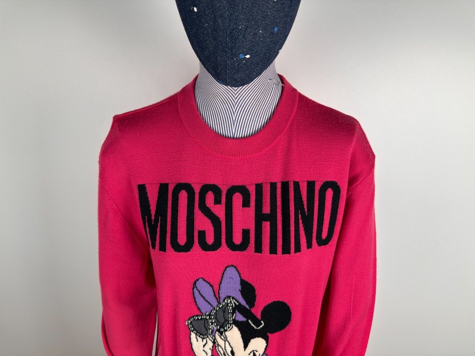 Moschino H&M Moschino Jumper Dress Merino Wool Disney Minnie Mouse XS Size XS / US 0-2 / IT 36-38 - 2 Thumbnail