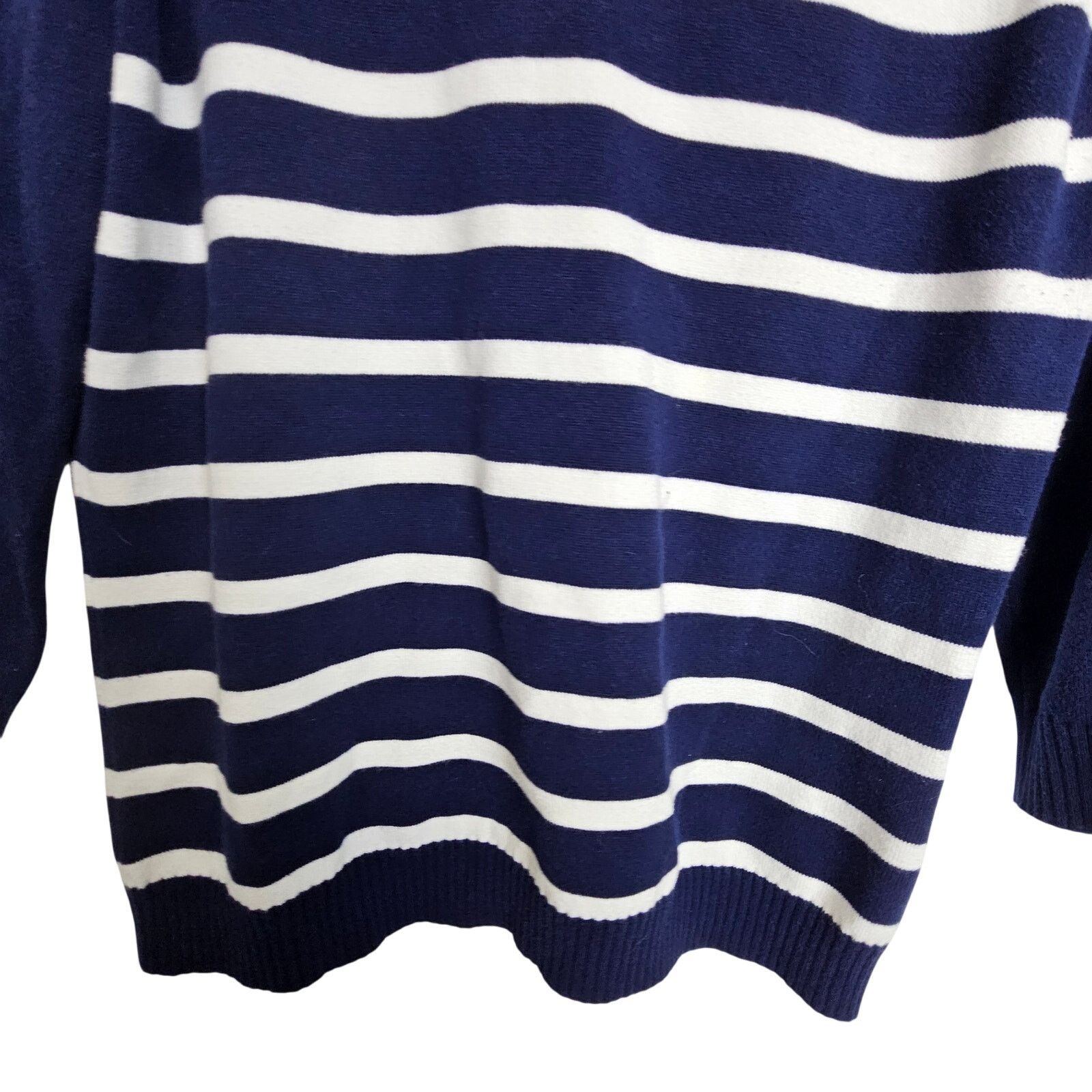 Lauren Ralph Lauren Lauren Ralph Lauren Womens Striped Nautical Sweater M Preppy Size M / US 6-8 / IT 42-44 - 3 Thumbnail