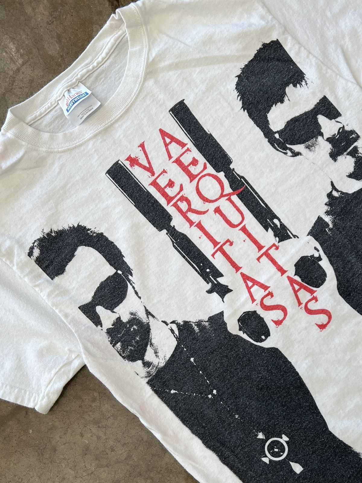 Vintage Vintage 1999 Boondock Saints Veritas Aequitas Movie Tee Small Size US M / EU 48-50 / 2 - 1 Thumbnail