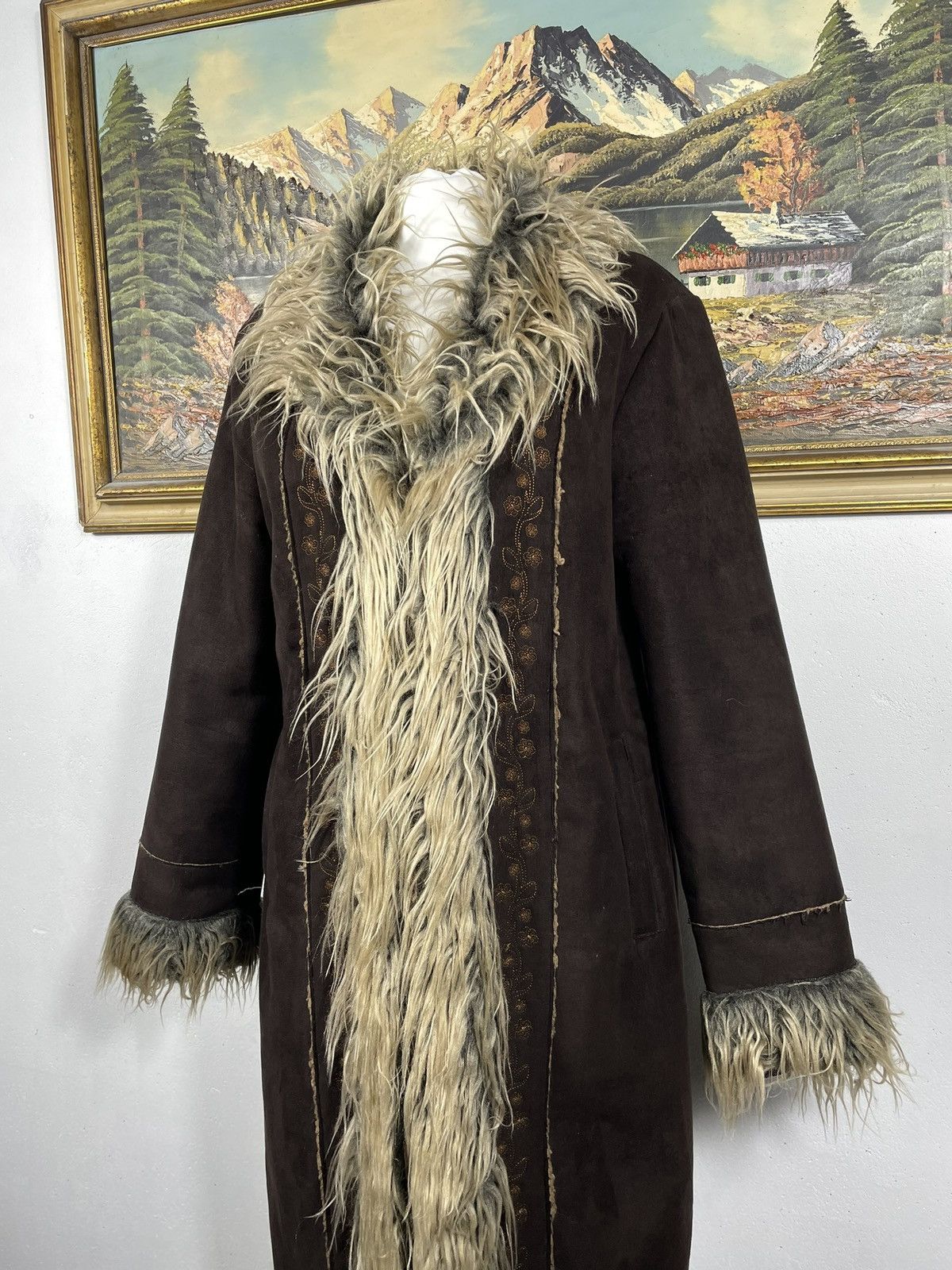 If Six Was Nine × Le Grande Bleu (L.G.B.) Button Ups Coat Avant Garde Affliction Grunge Retro 00s Size L / US 10 / IT 46 - 2 Thumbnail