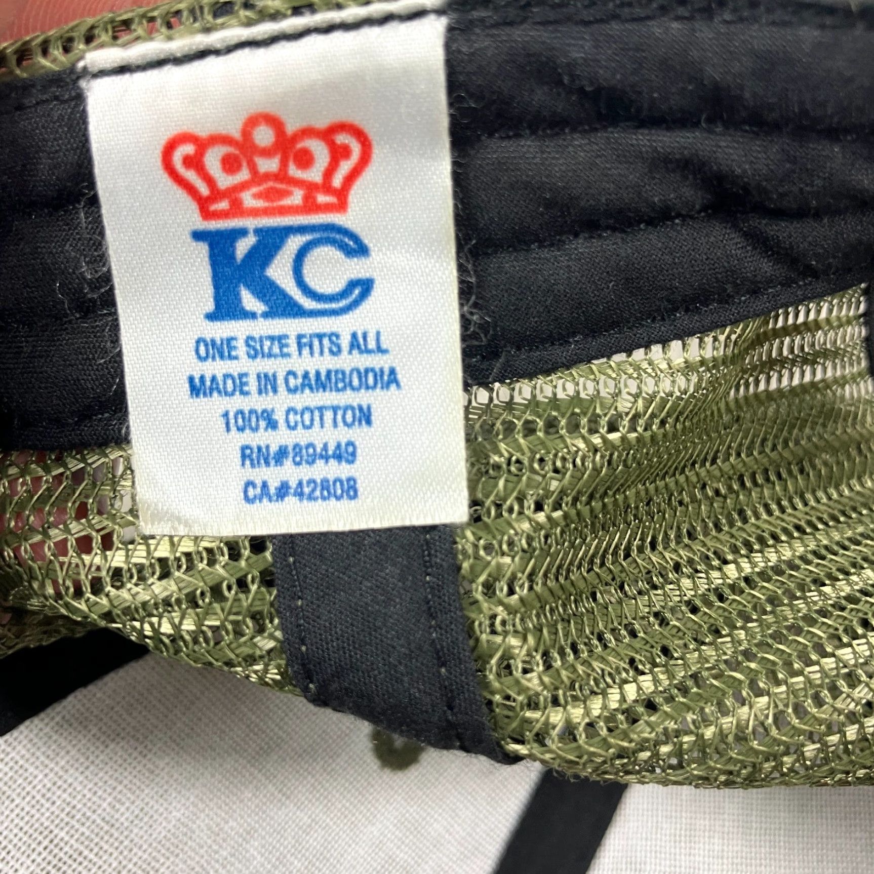 Vintage KC Brand Toyota Racing Trucker Hat Mens OSFM Green Digital Camo Cotton Snapback Size ONE SIZE - 5 Thumbnail