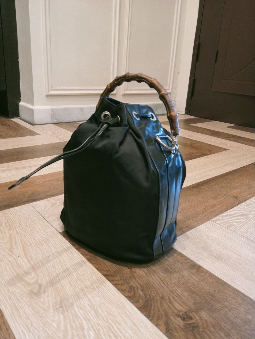 Gucci LUXURY GUCCI BAMBOO NYLON BUCKET BAG Size ONE SIZE - 5 Thumbnail